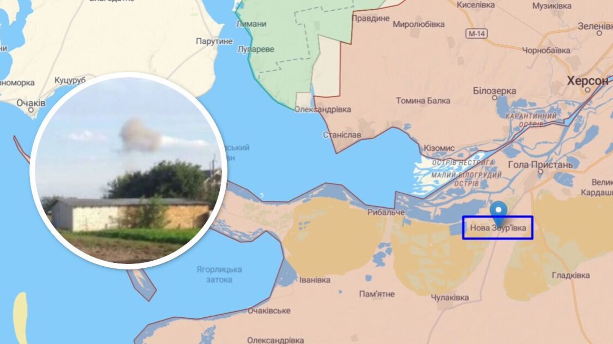 На Херсонщині - вибухи у військовій частині, звідки російські С-300 стріляли по Миколаєву
