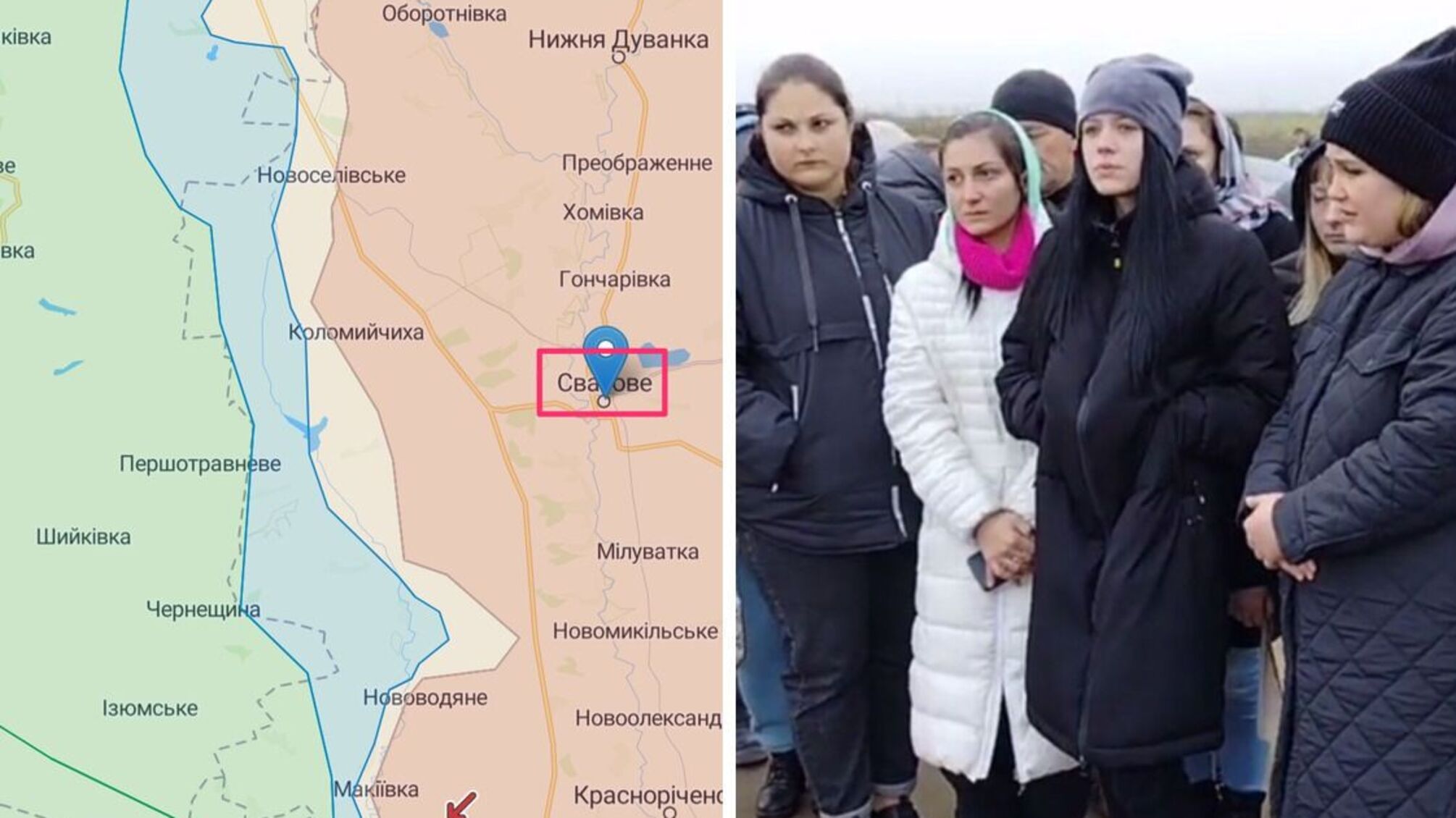 Курчанки вимагають повернути мобілізованих з-під Сватового додому