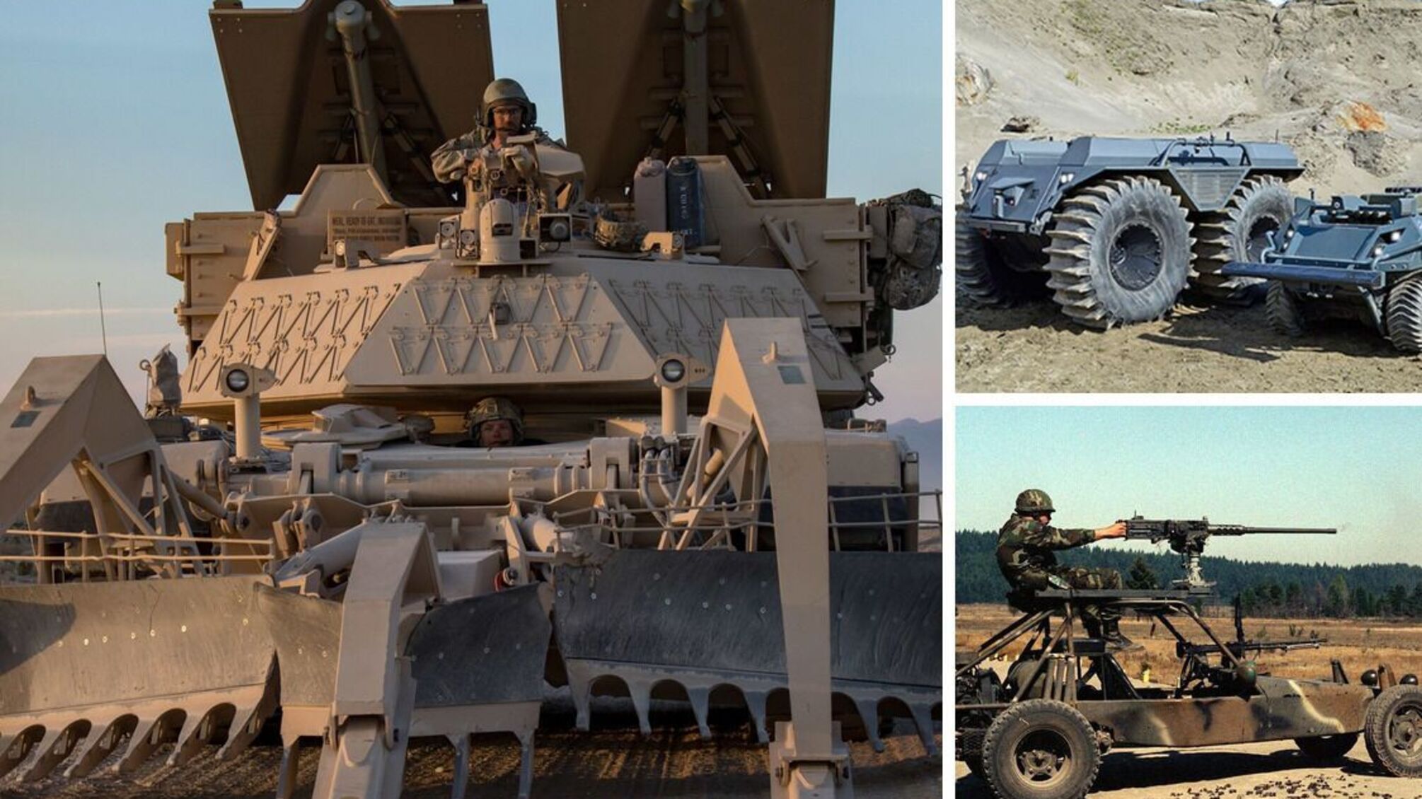 машина разминирования, беспилотный вездеход Mission Master, военный багги M-Raza