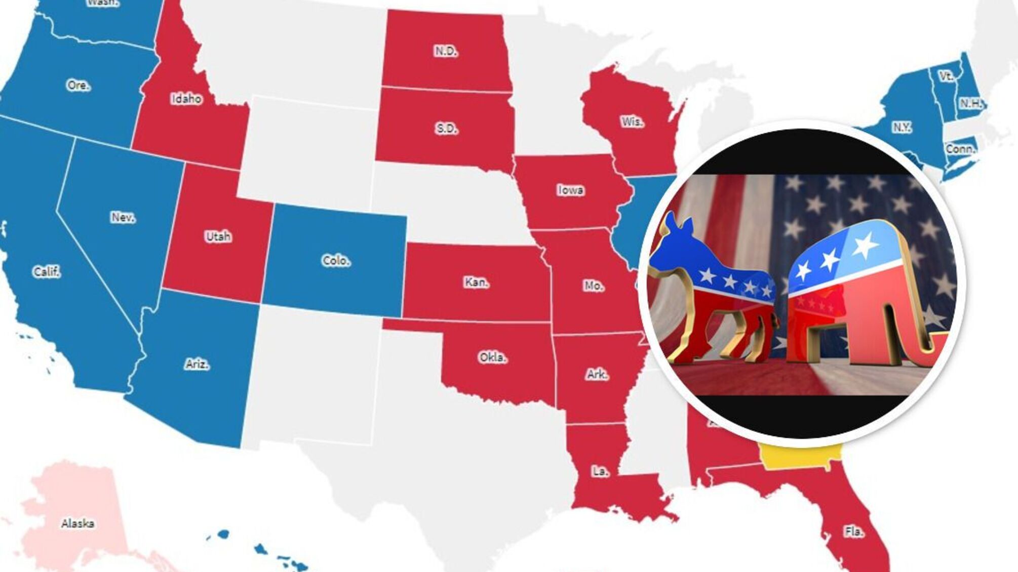 Результаты выборов в США 2022