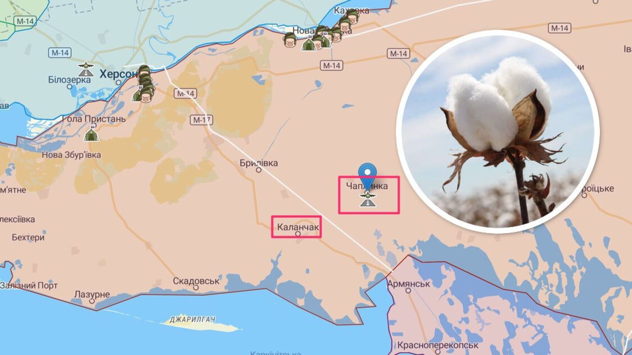 На юге Херсонщины ночной 'хлопок'