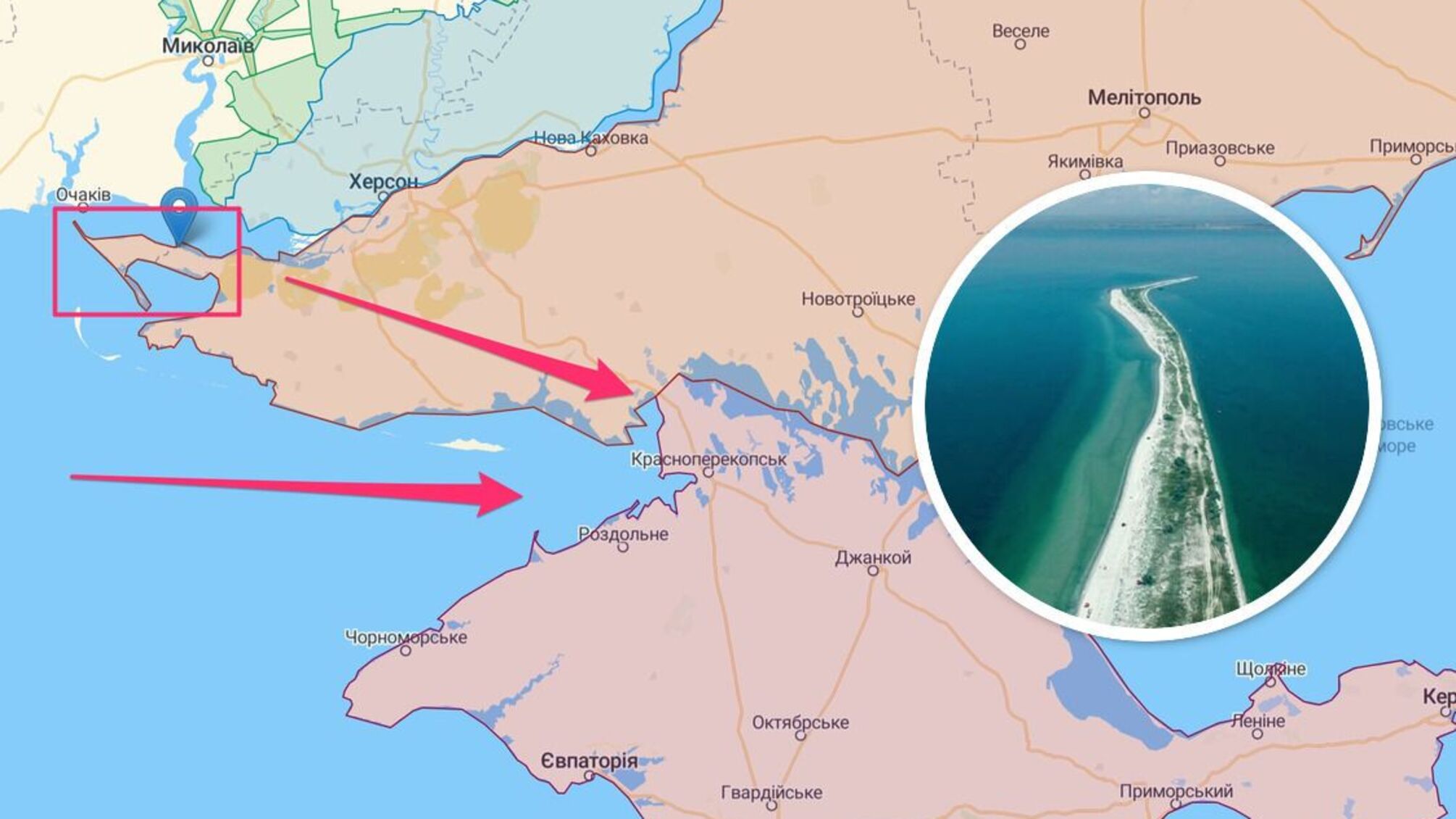 Контроль Кінбурнської коси може стати ключем до деокупації всього півдня, включаючи Крим