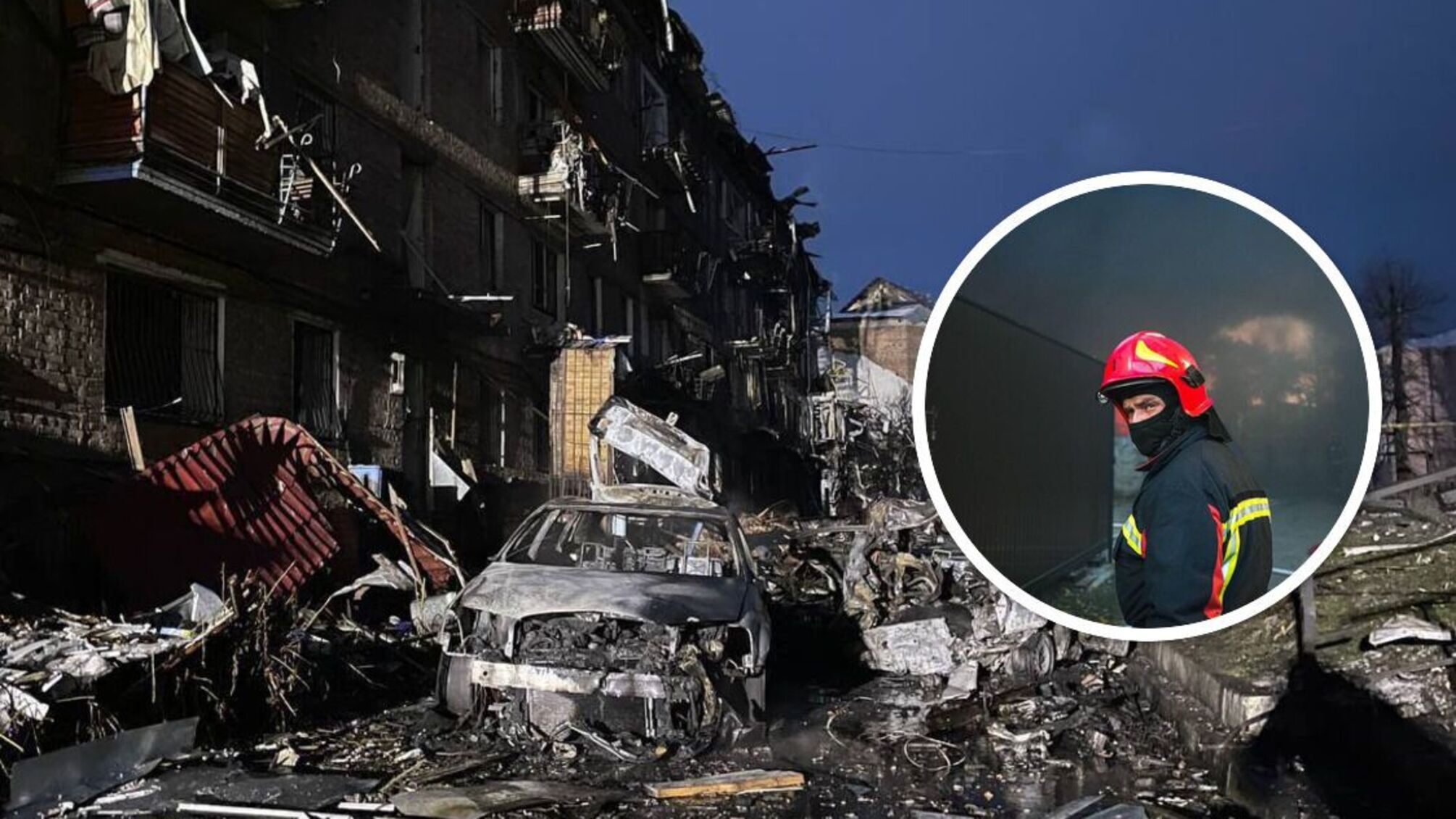 последствия обстрела рф в Вышгороде Киевской области