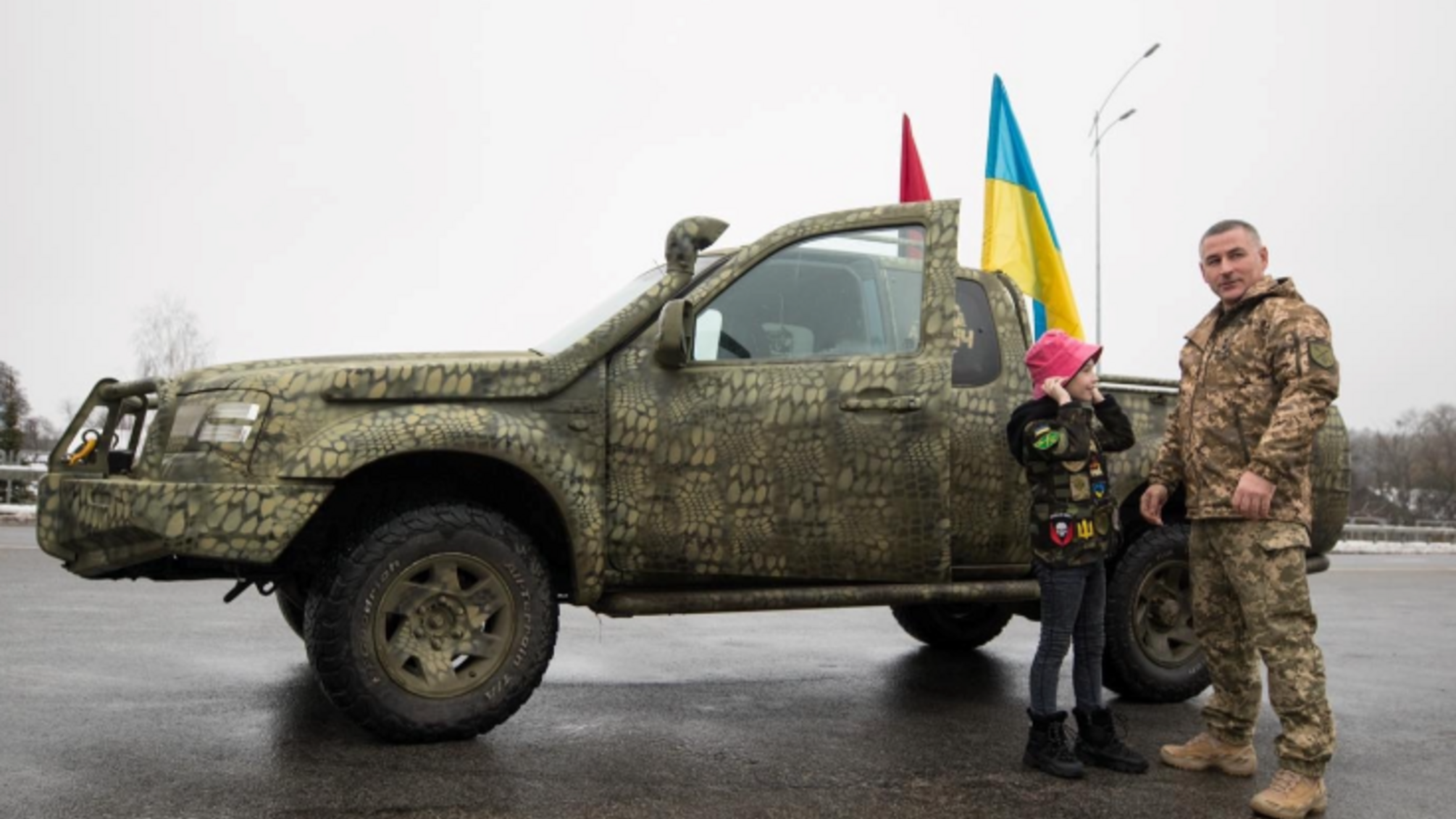 Мороз волонтер із Чернігова