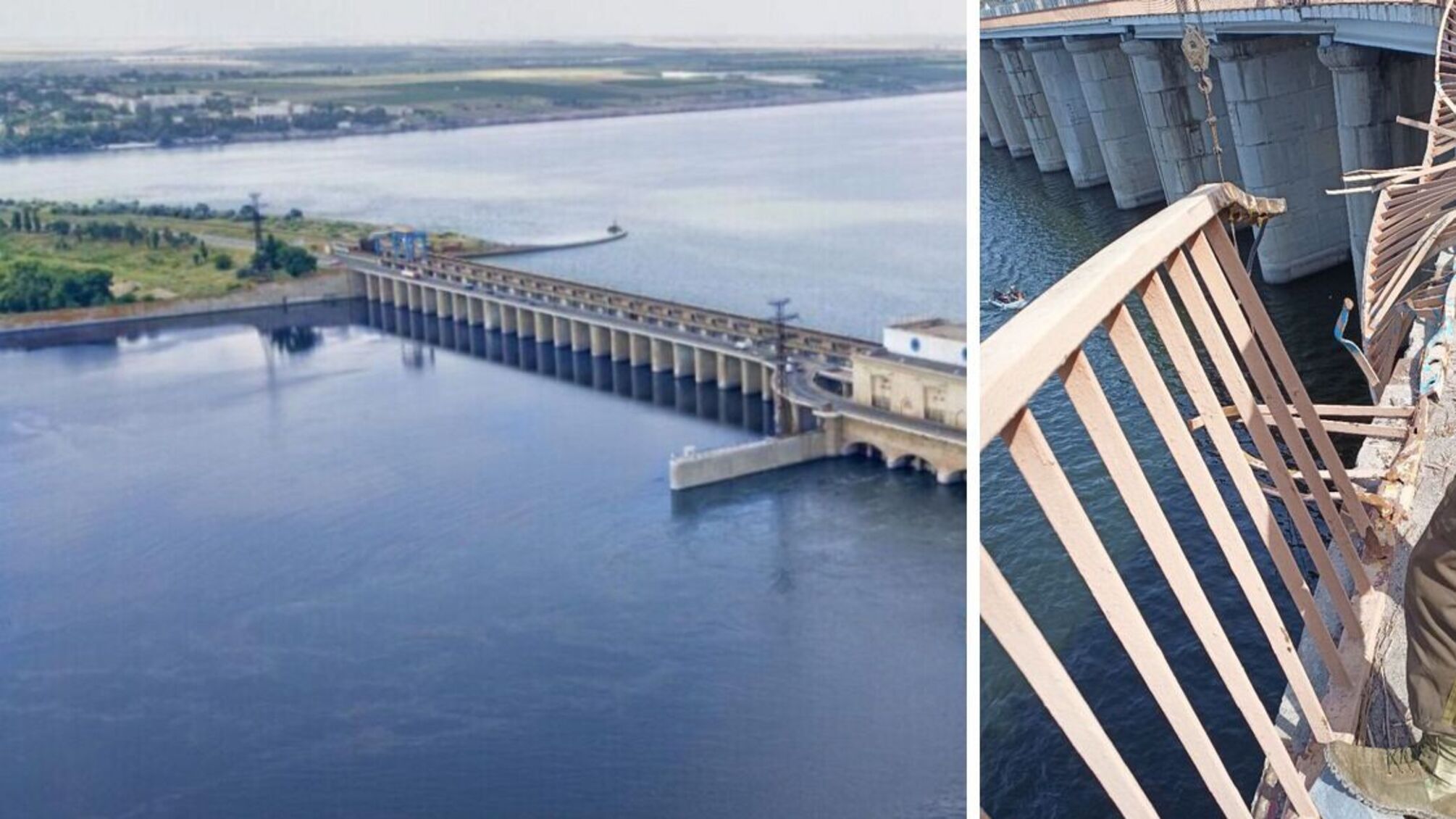 Окупанти втопили три танки і кран під Нової Каховкою, і катер біля Херсону