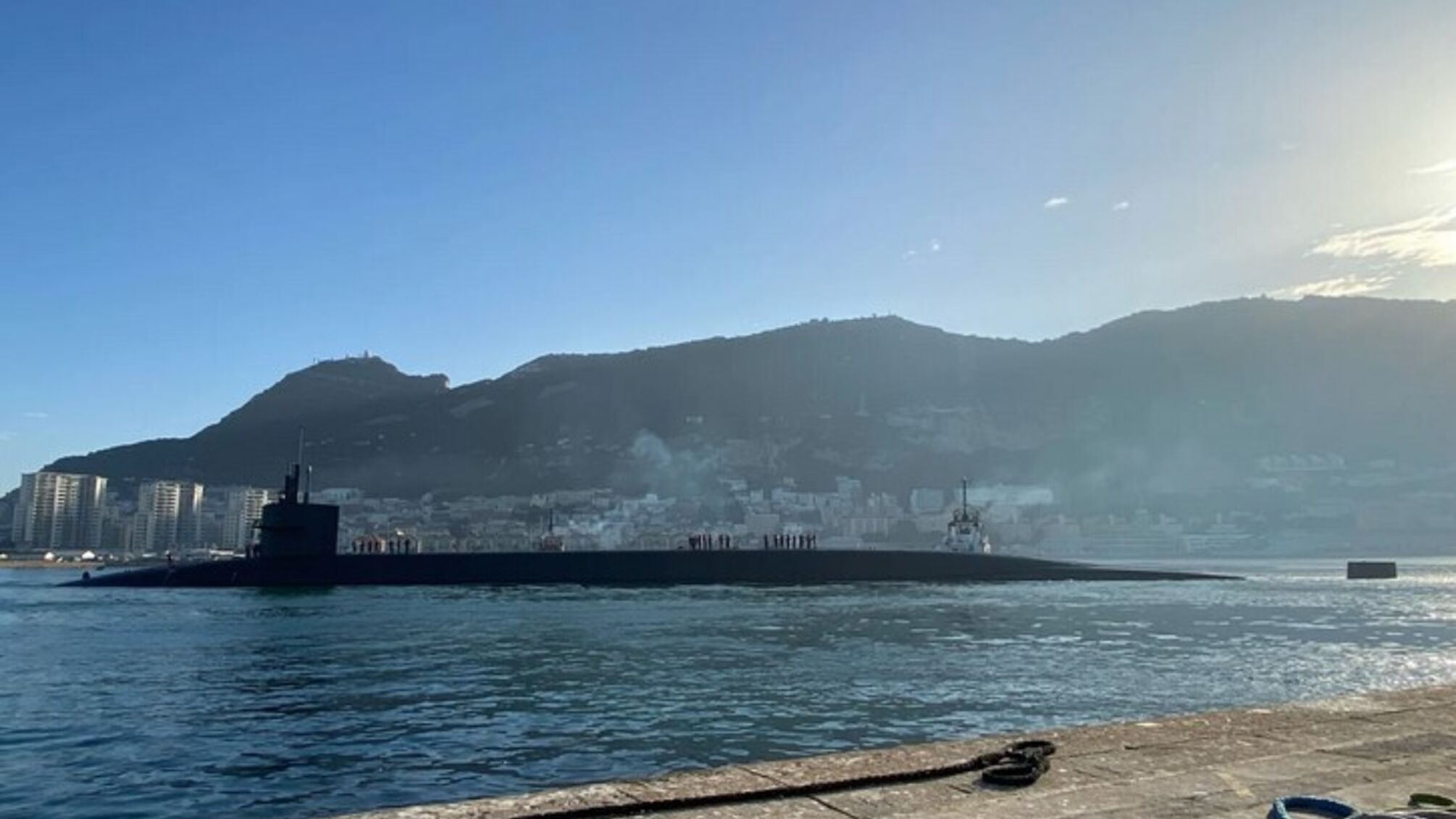 USS Rhode Island с ракетами Trident