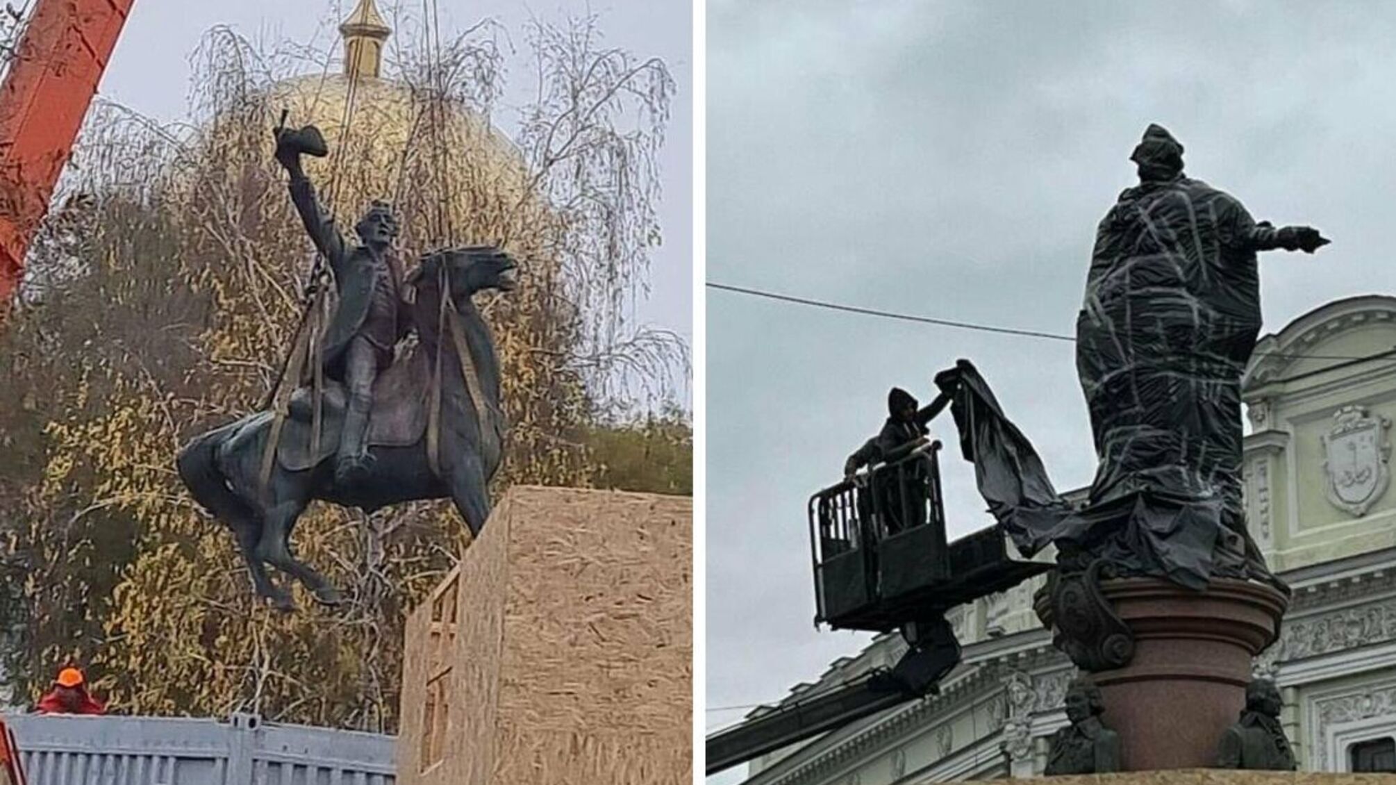 Одесщина прощается с имперскими символами