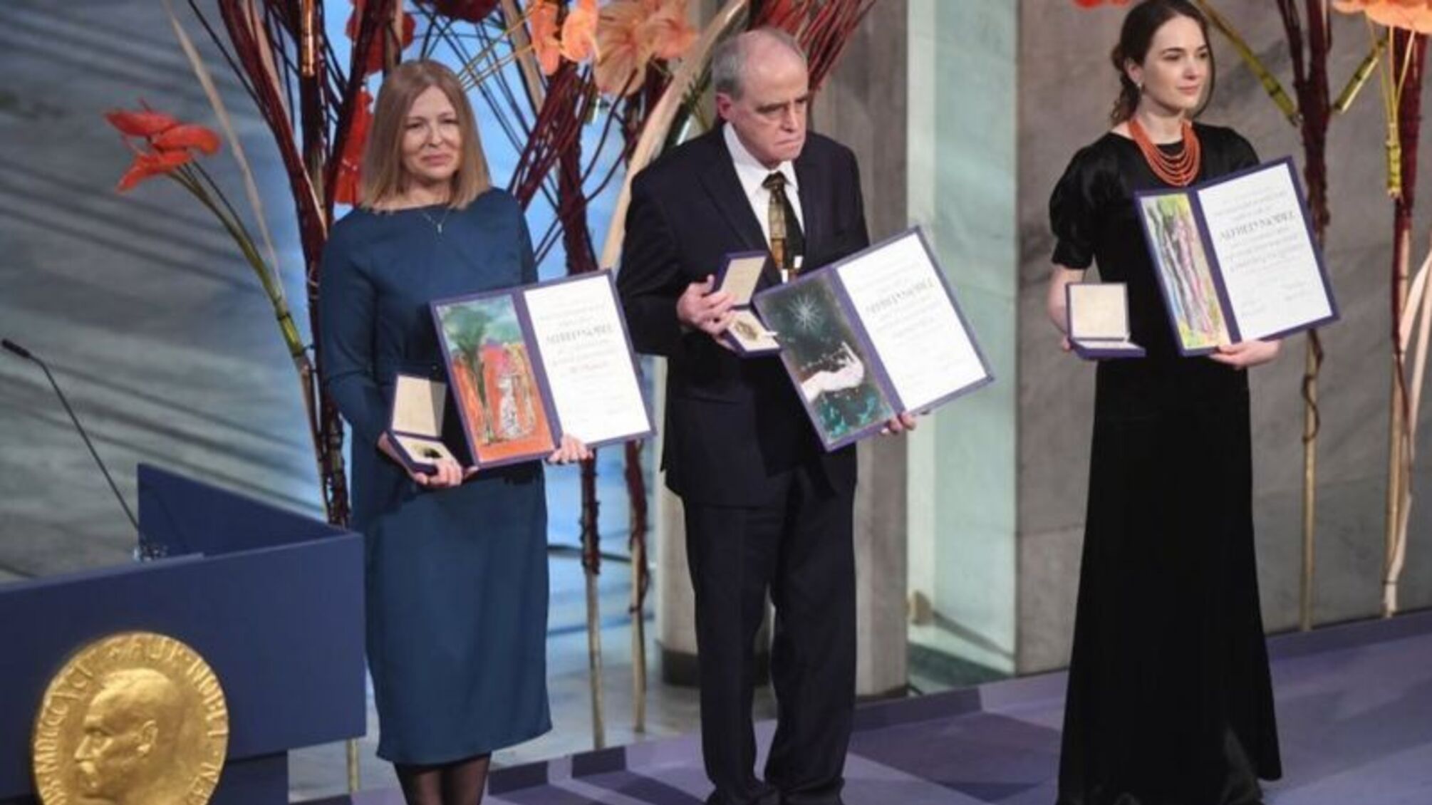 Нобелевская премия мира едет в Украину: как прошла церемония вручения