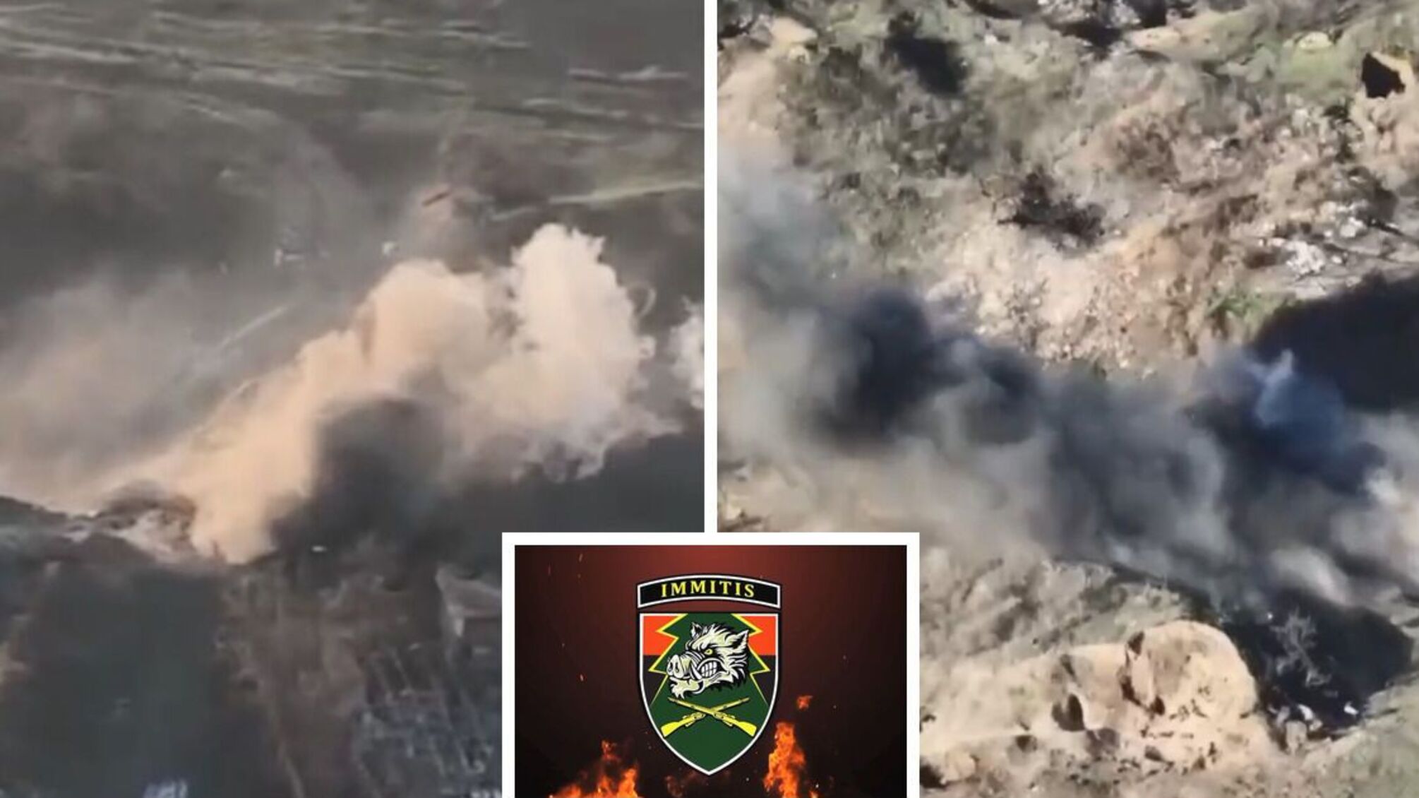 71-я бригада уничтожила позиции рф под Бахмутом на Донеччине: кадры боя (видео)