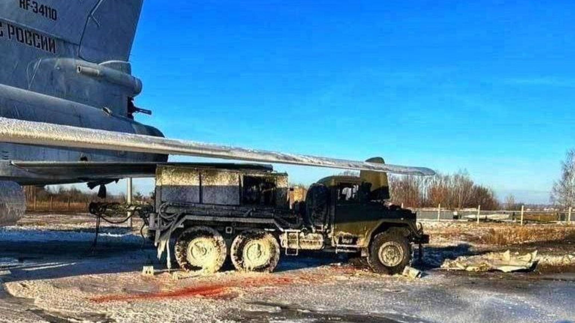 Наслідки вибуху на аеродромі в Рязані