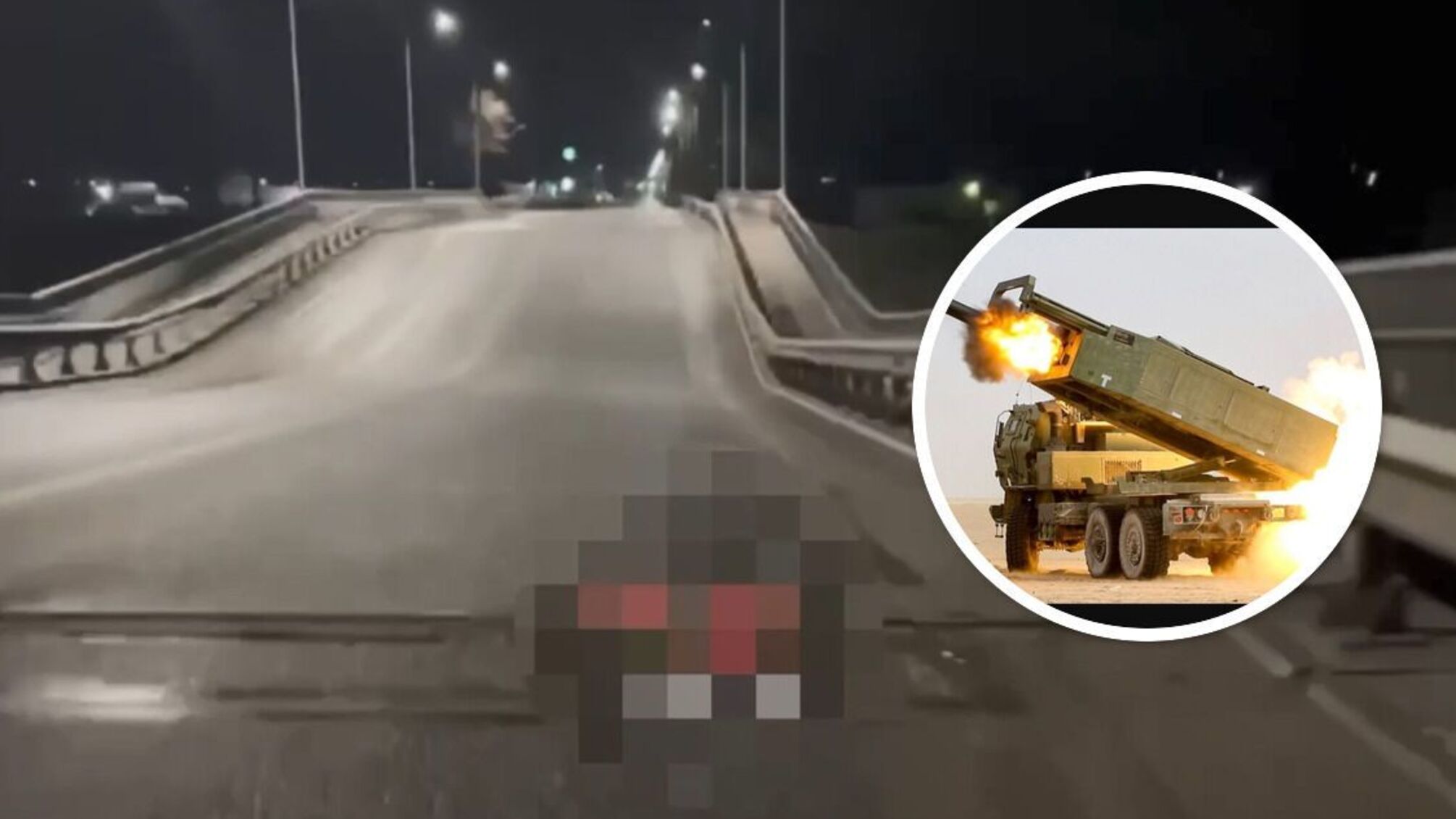 мост в Мелитополе в Запорожской области