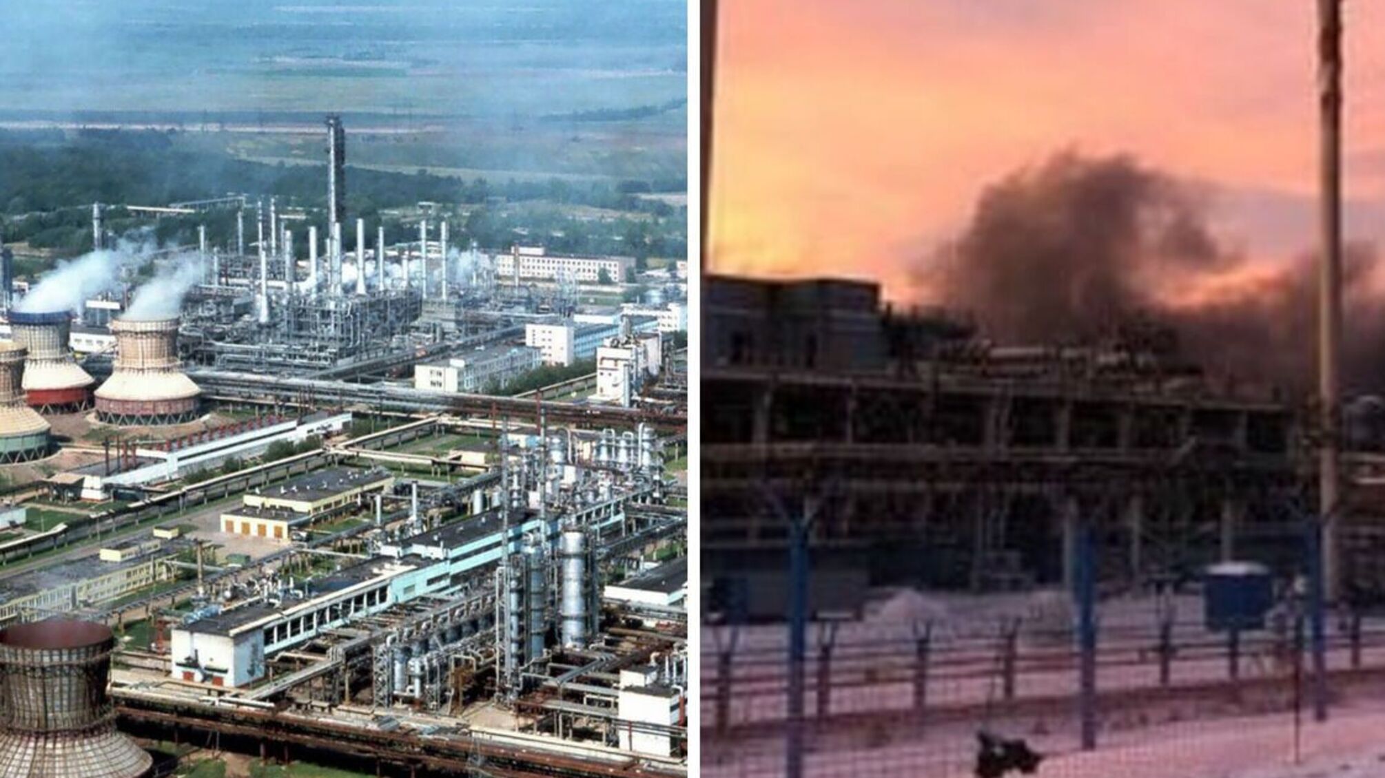 В Нижнекамске в рф горит предприятие химической отрасли: пылает на 10 тыс. кв. м