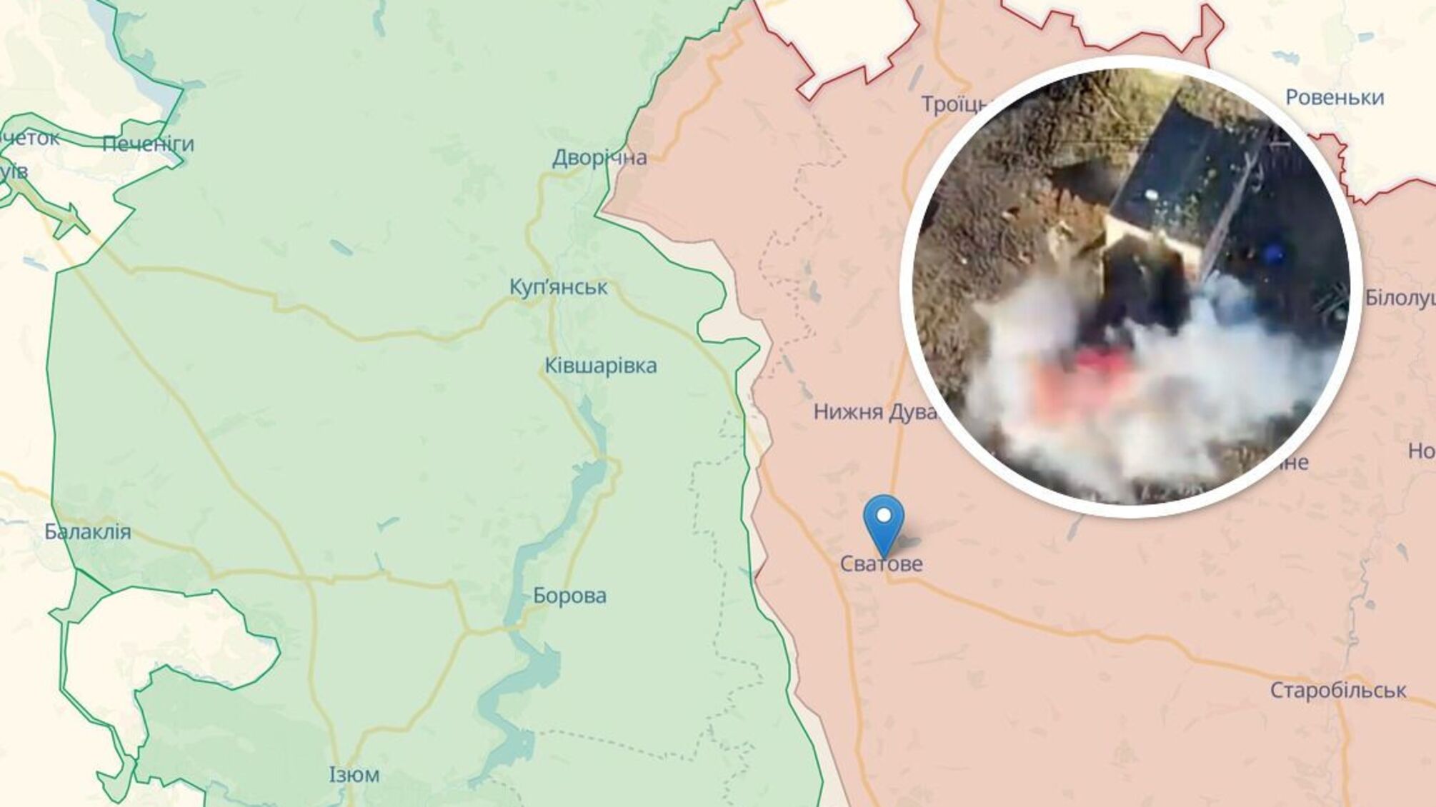 Ворожих операторів дронів накрили під Сватовим