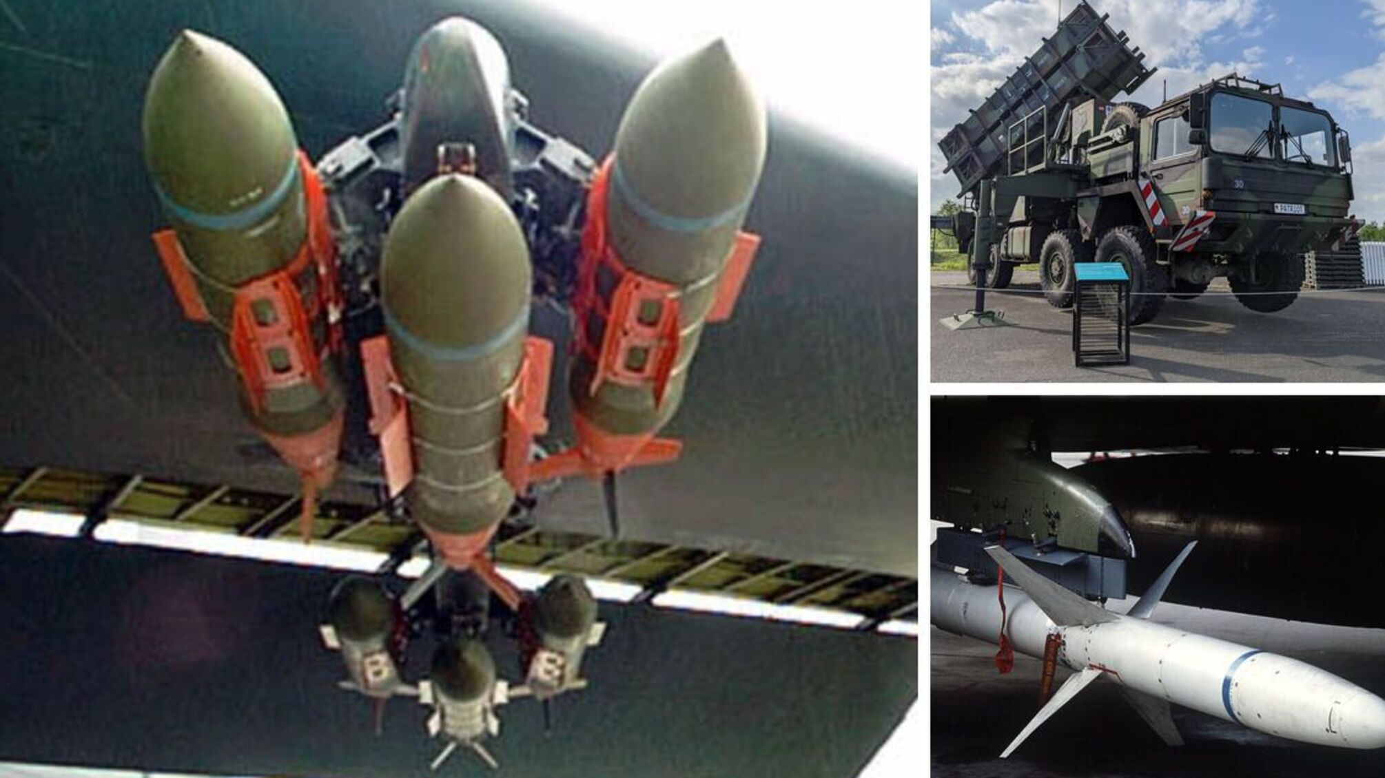 JDAM, MIM-104 Patriot, AGM-88 HARM