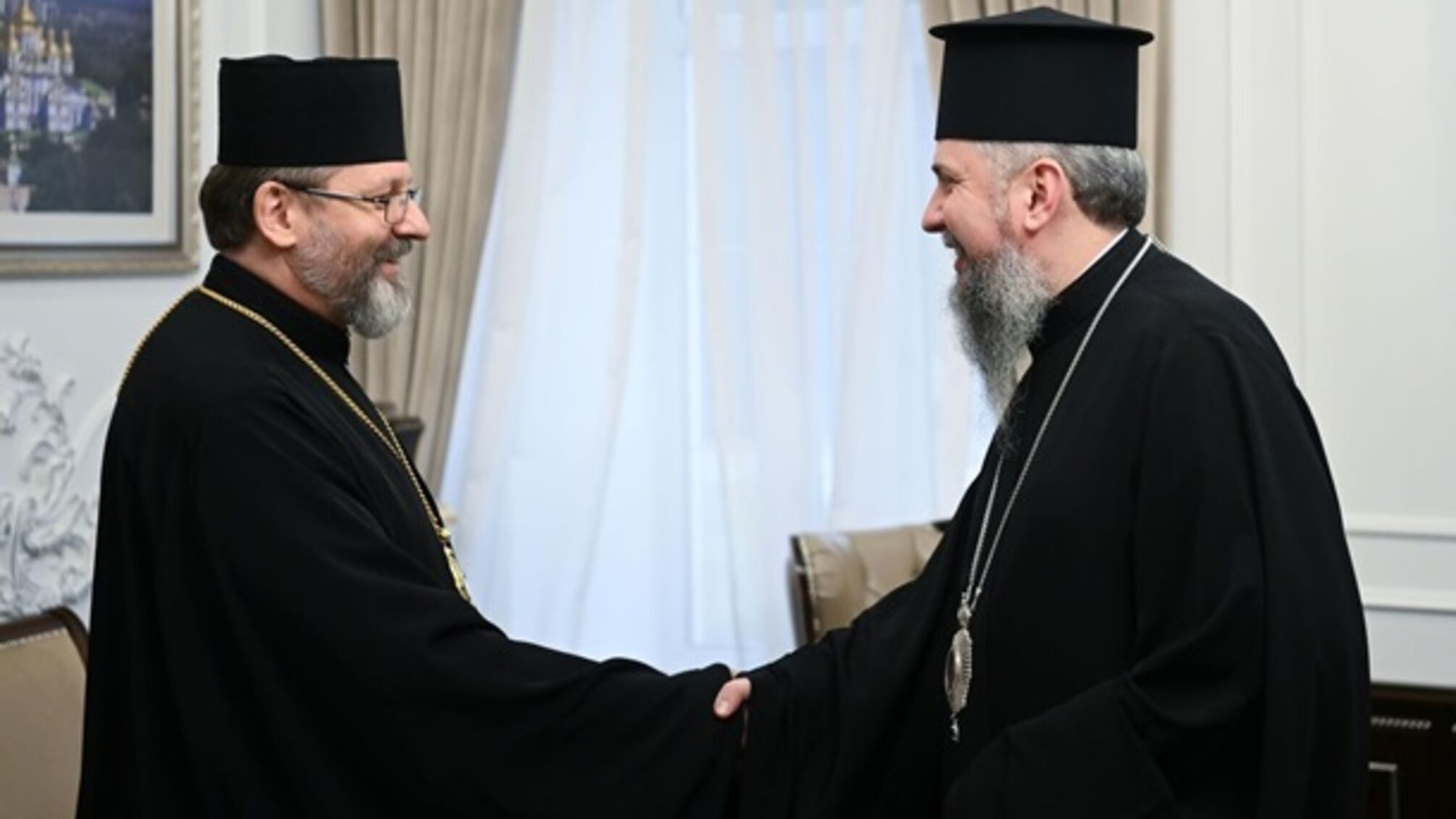 Блаженніший Святослав зустрівся з Блаженнішим Епифанієм