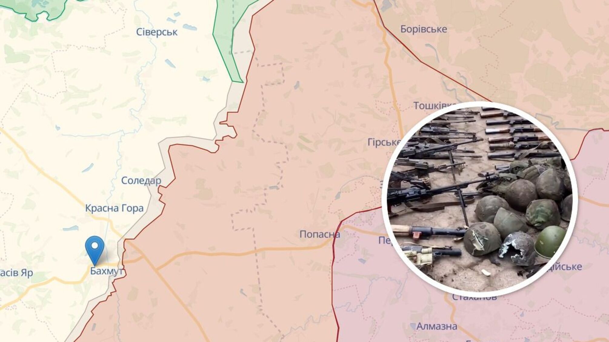 Бійці ЗСУ показали трофеї з-під Бахмуту