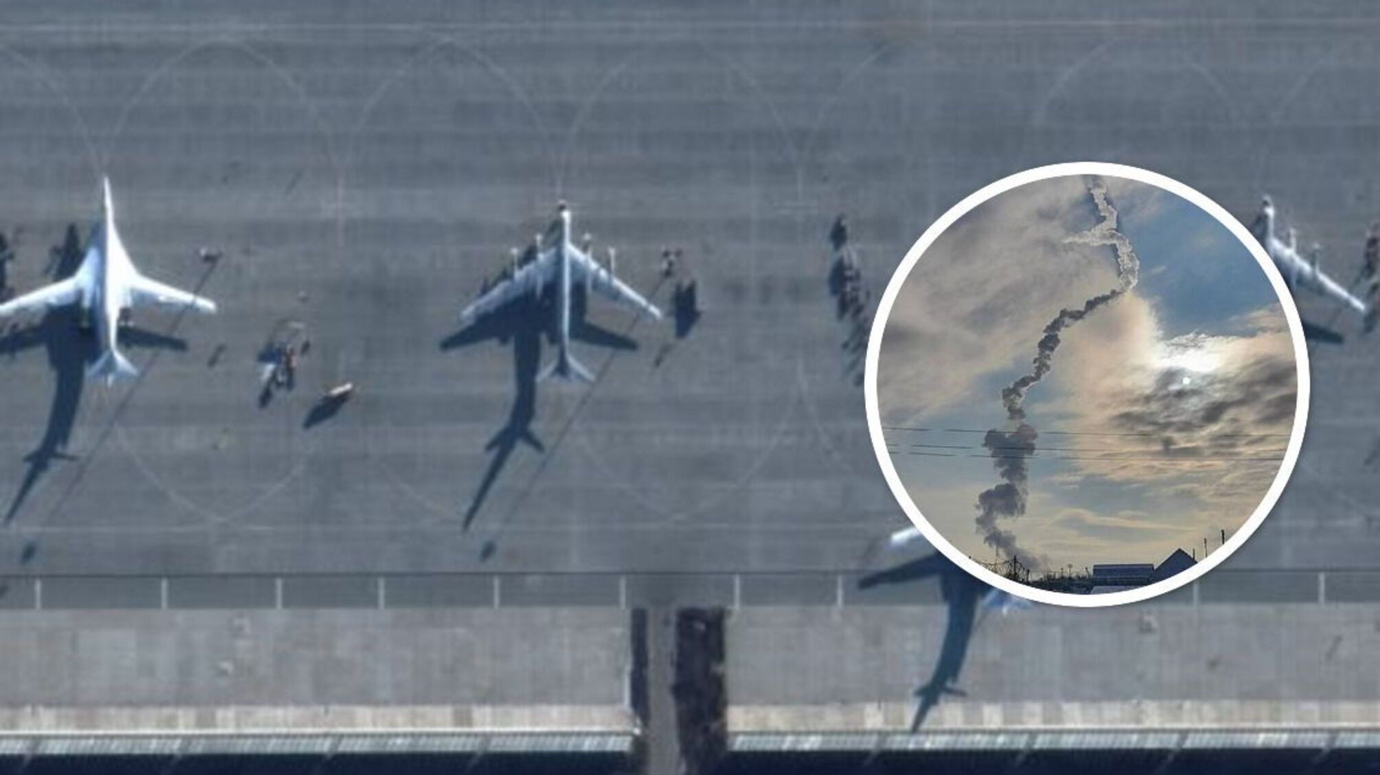 На российском аэродроме 'Энгельс' - снова 'хлопок': местные сообщают о работе ПВО (фото)