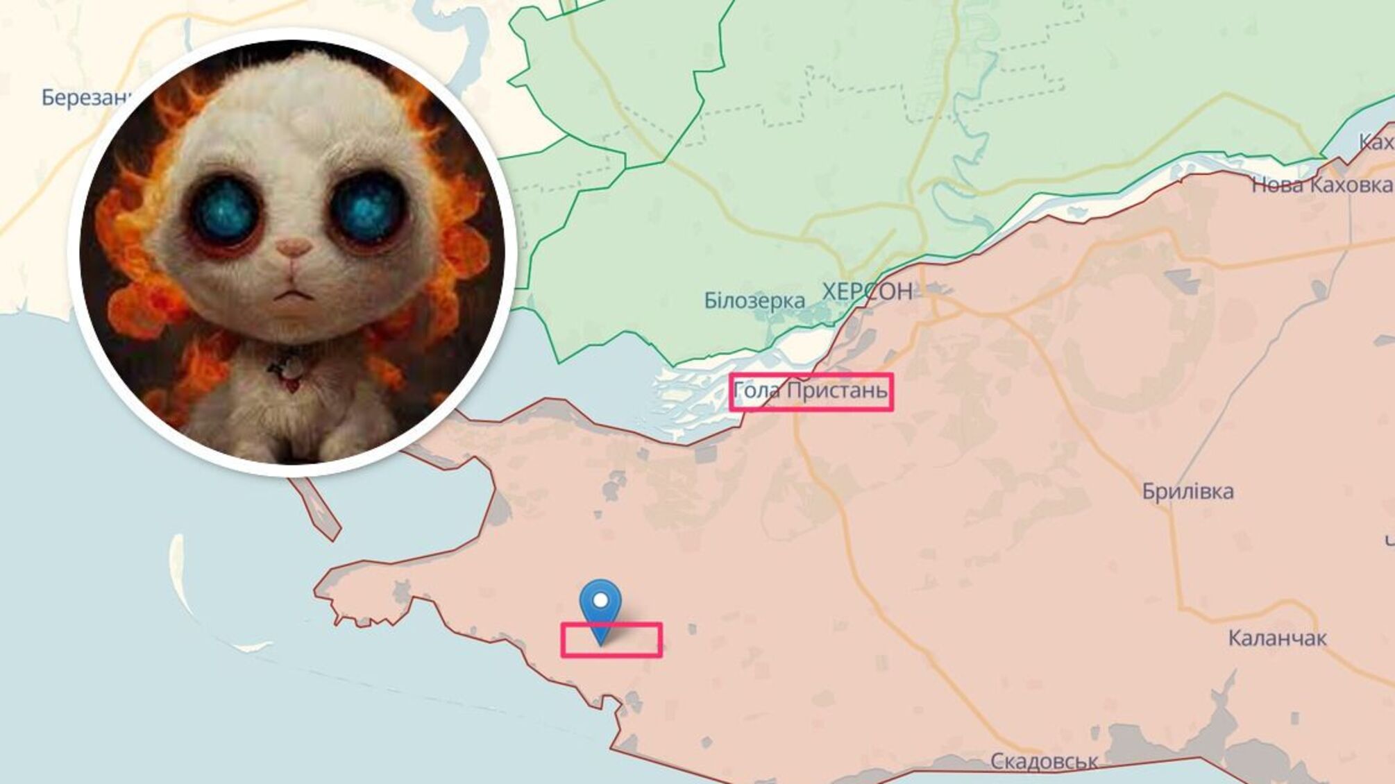 Нічна 'бавовна' на Херсонщині