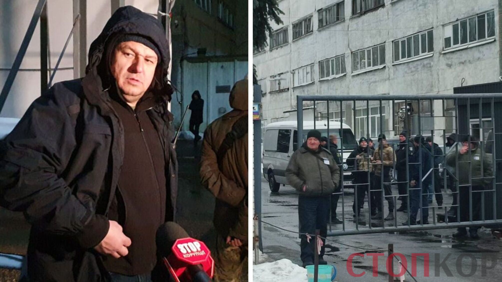 мужчина говорит в микрофон