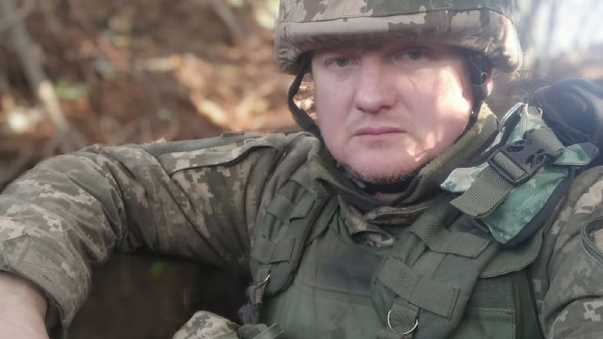 Владимир Чеславский на позиции