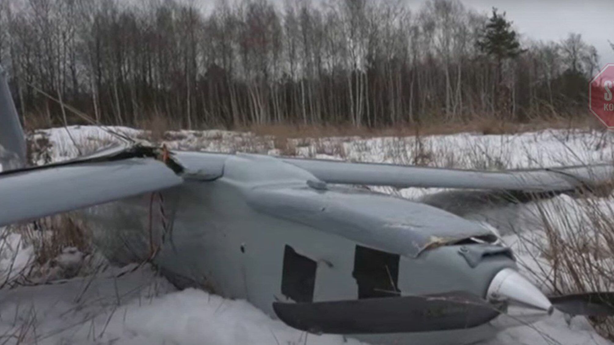 Беспилотник, сбитый в Беларуси, не украинский: доказательства - на видео белорусского ТВ