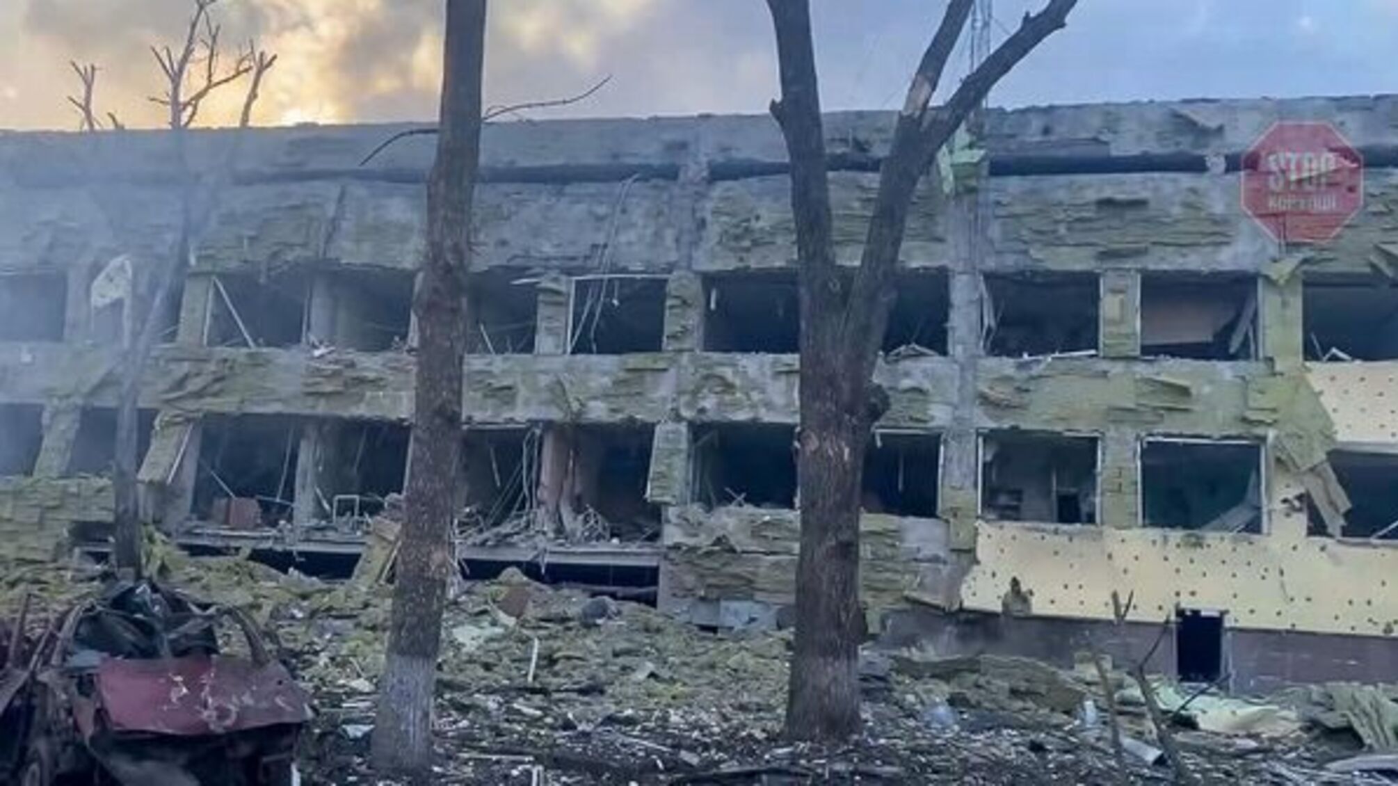 Стала відома кількість постраждалих внаслідок обстрілу пологового будинку та лікарні у Маріуполі