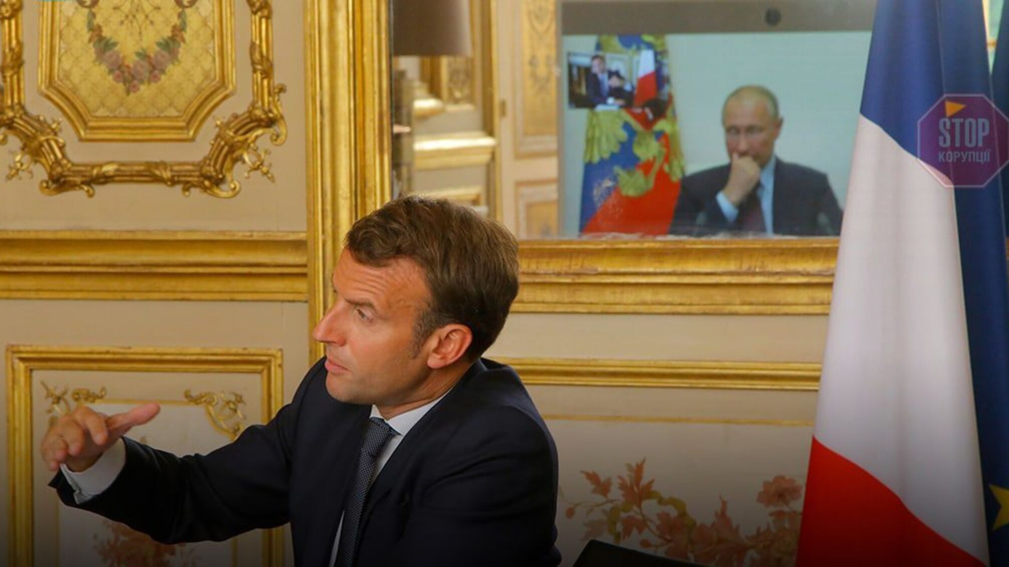 Макрон: Маріуполь - головна тема розмови з путіним