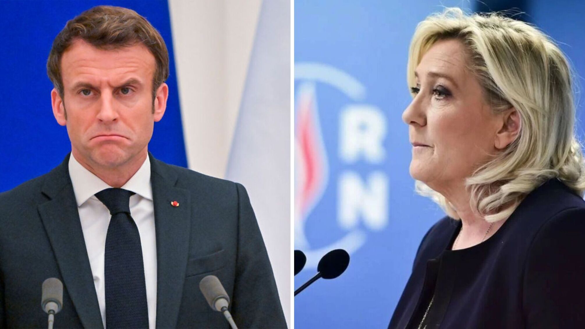 Выборы президента Франции: Макрон и Ле Пен встретятся во втором туре