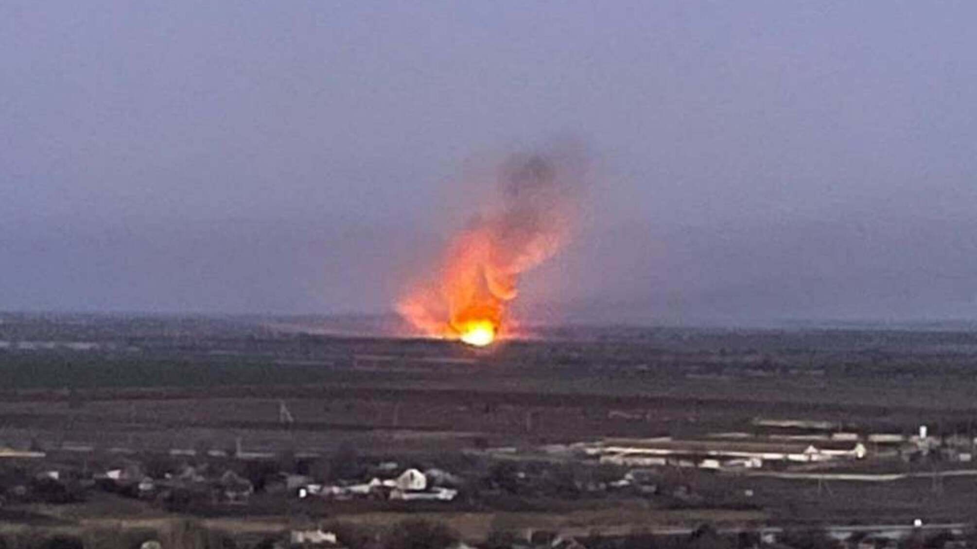 взрыв огонь