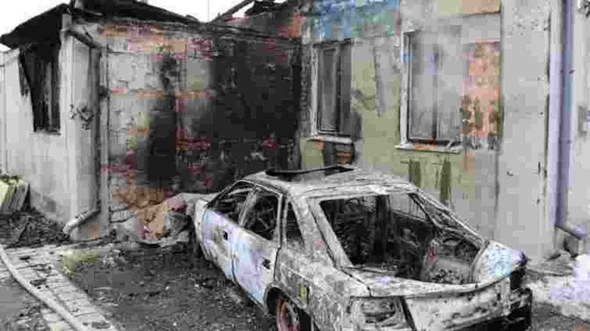 результат обстрілу Харківщини