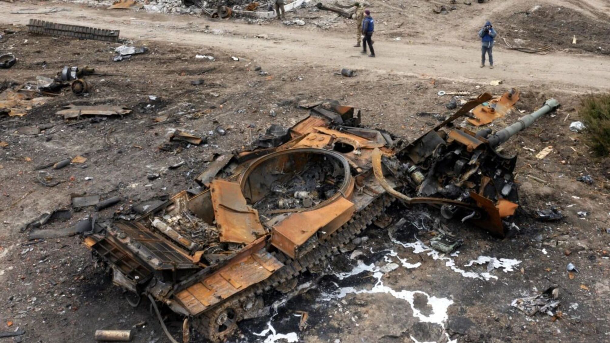 обломки танка