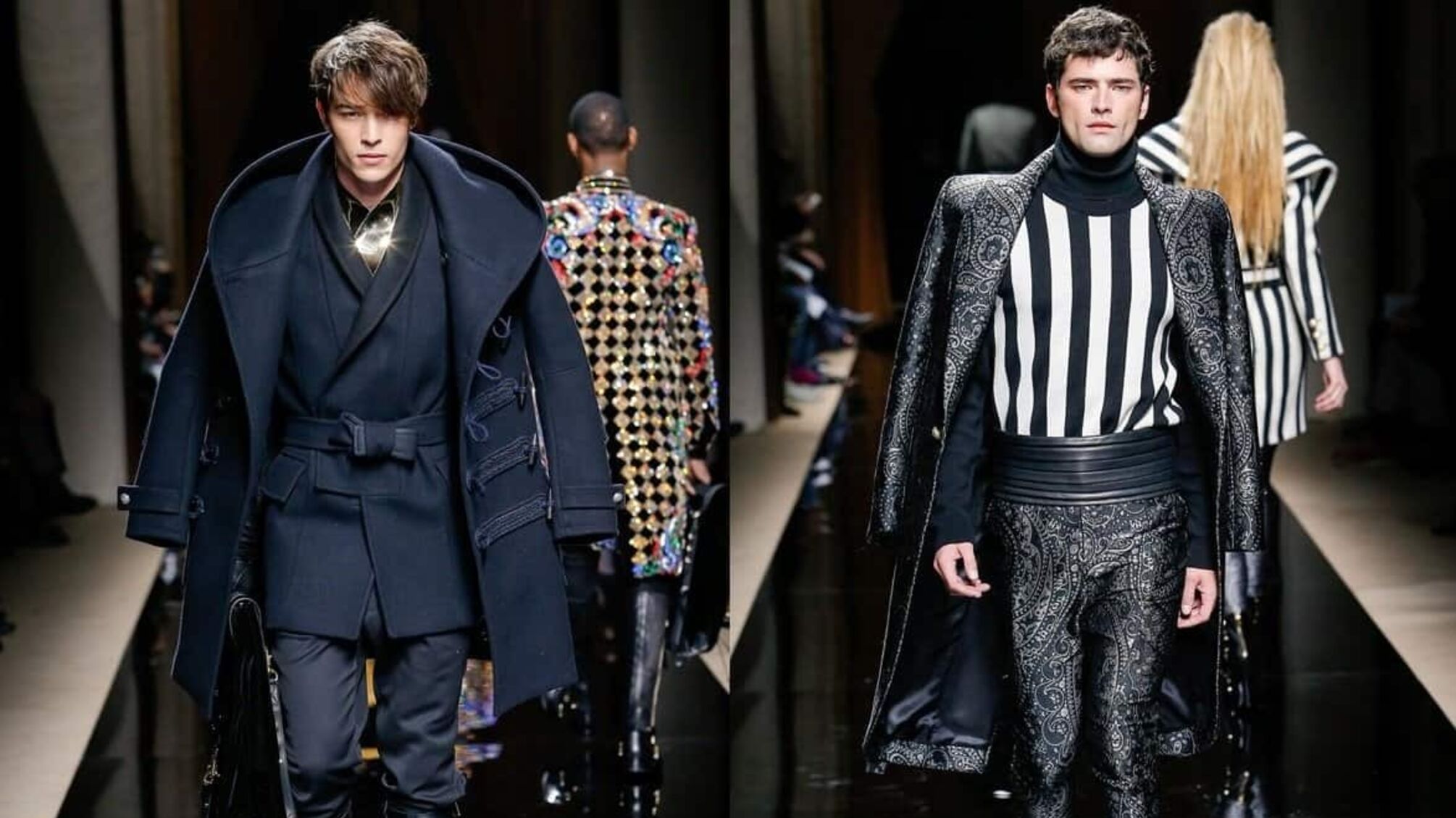 мода подиум мужчины