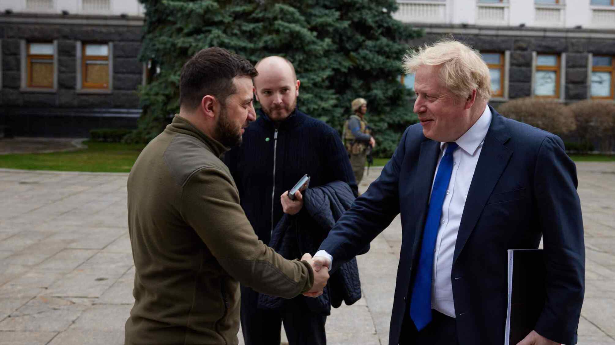 Зеленский и Джонсон