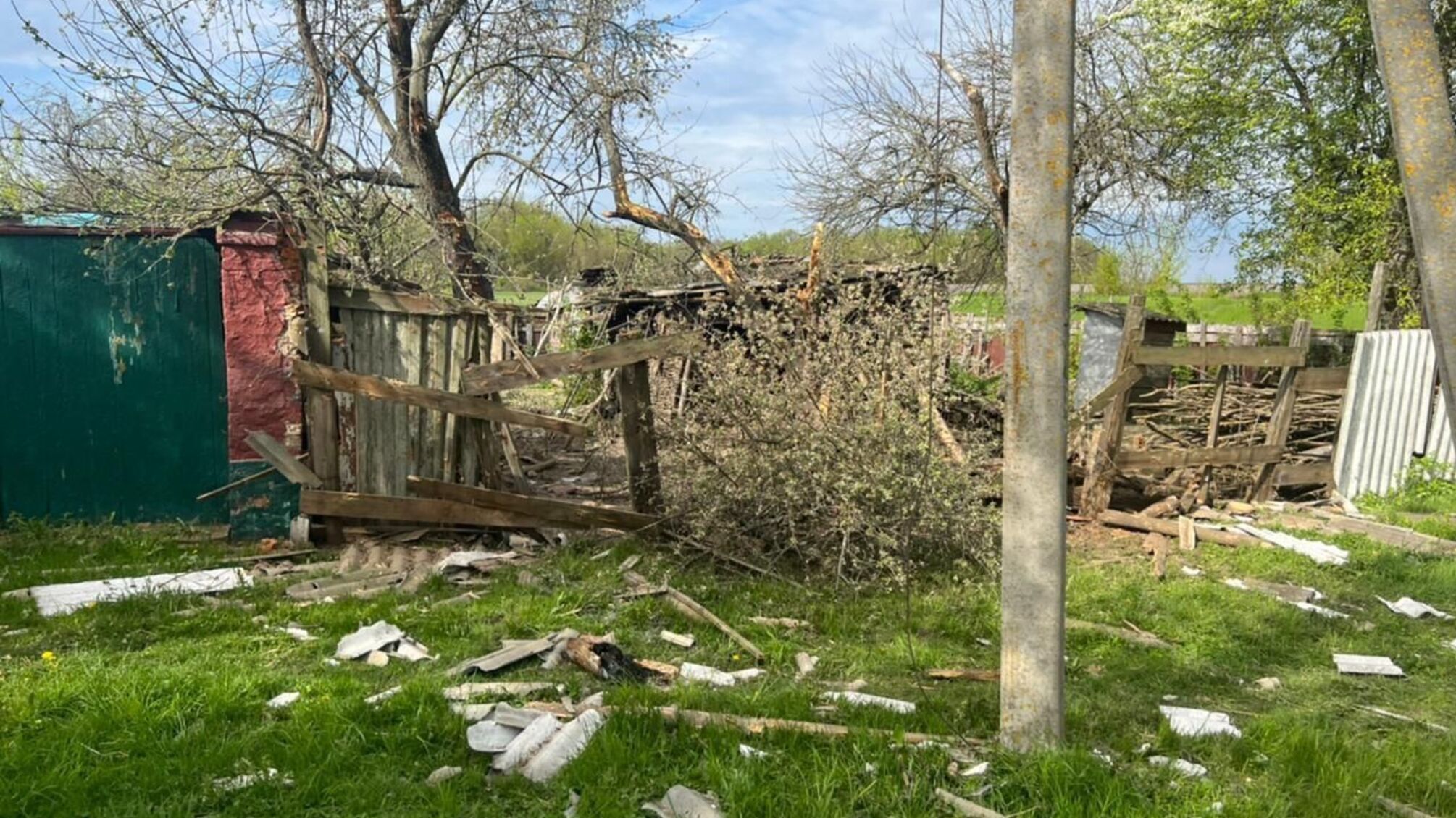 последствия обстрела