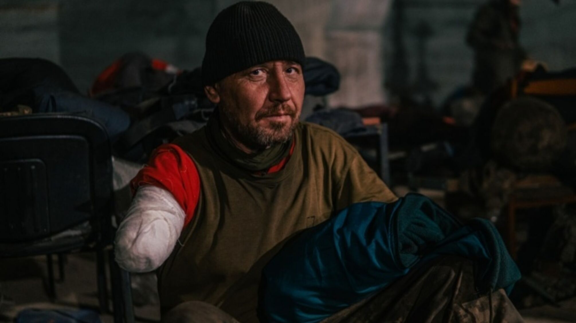 украинский защитник, потерявший руку