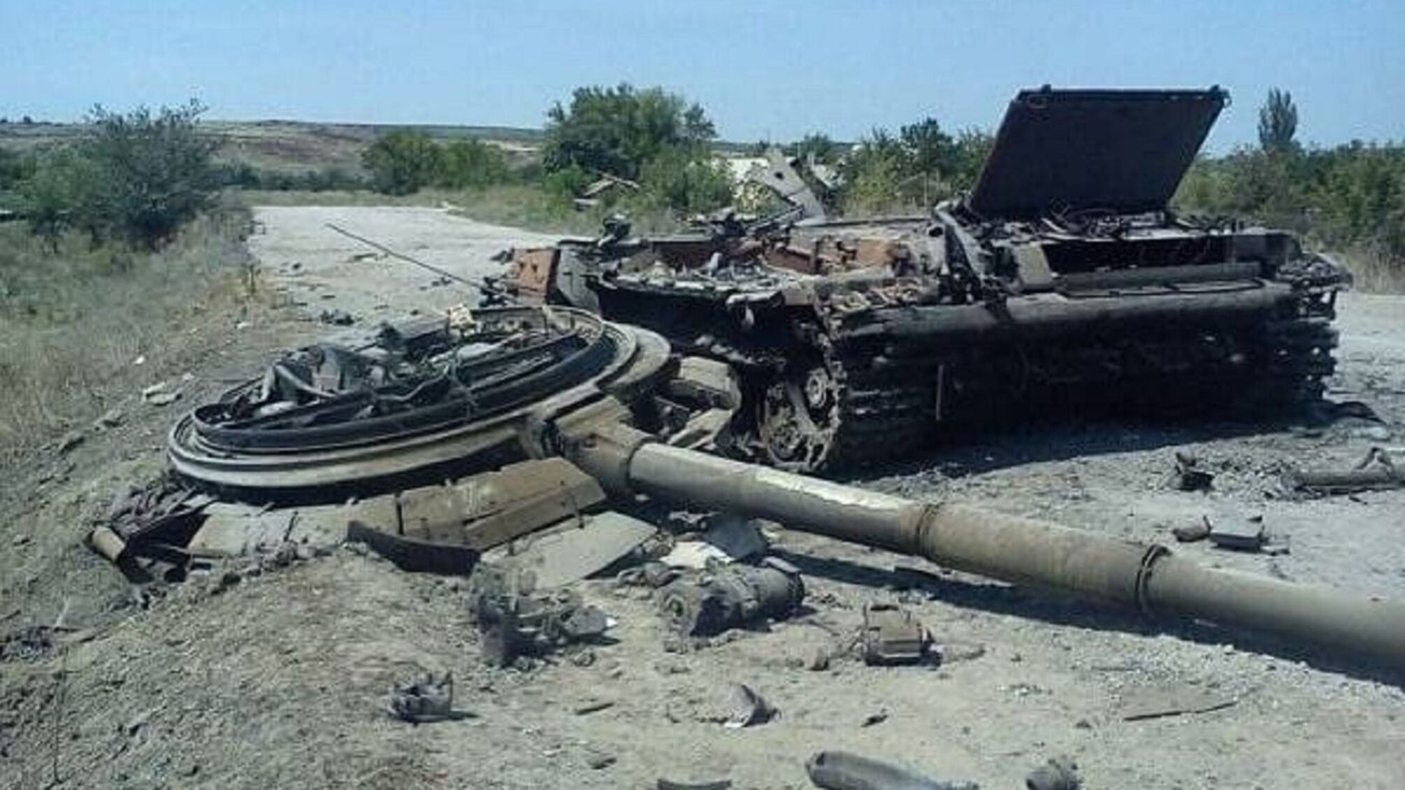 подбитый танк