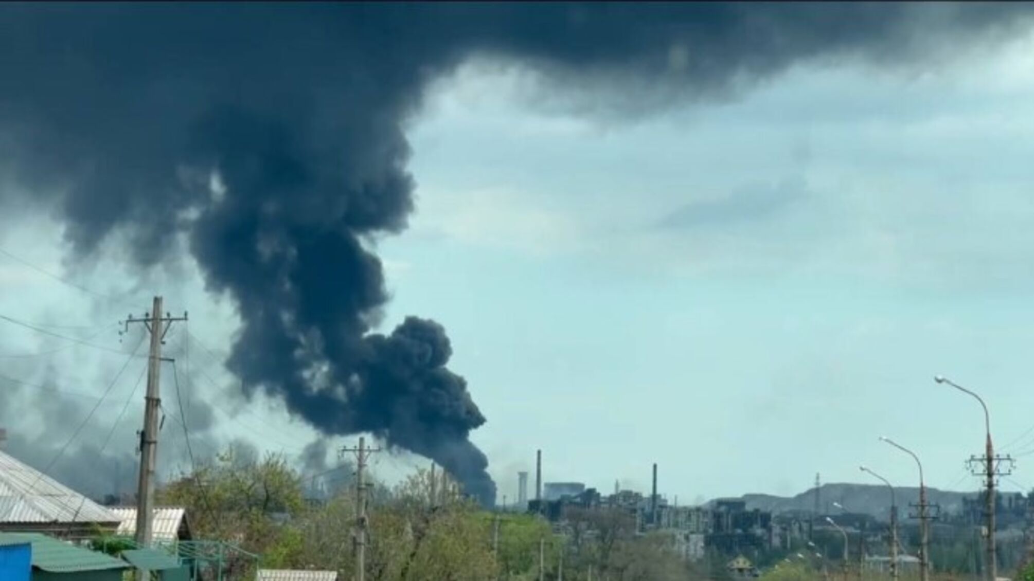 Азовсталь, пожежа