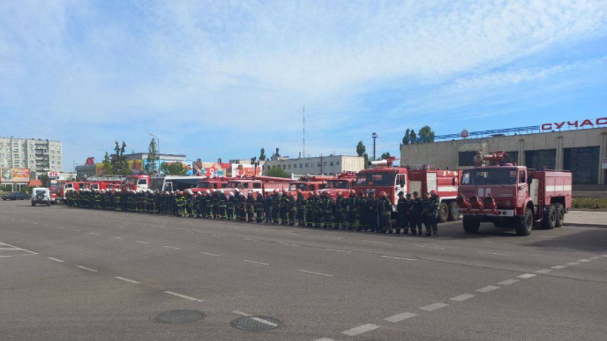 Спасатели Энергодара протестуют из-за похищения Виталия Трояна