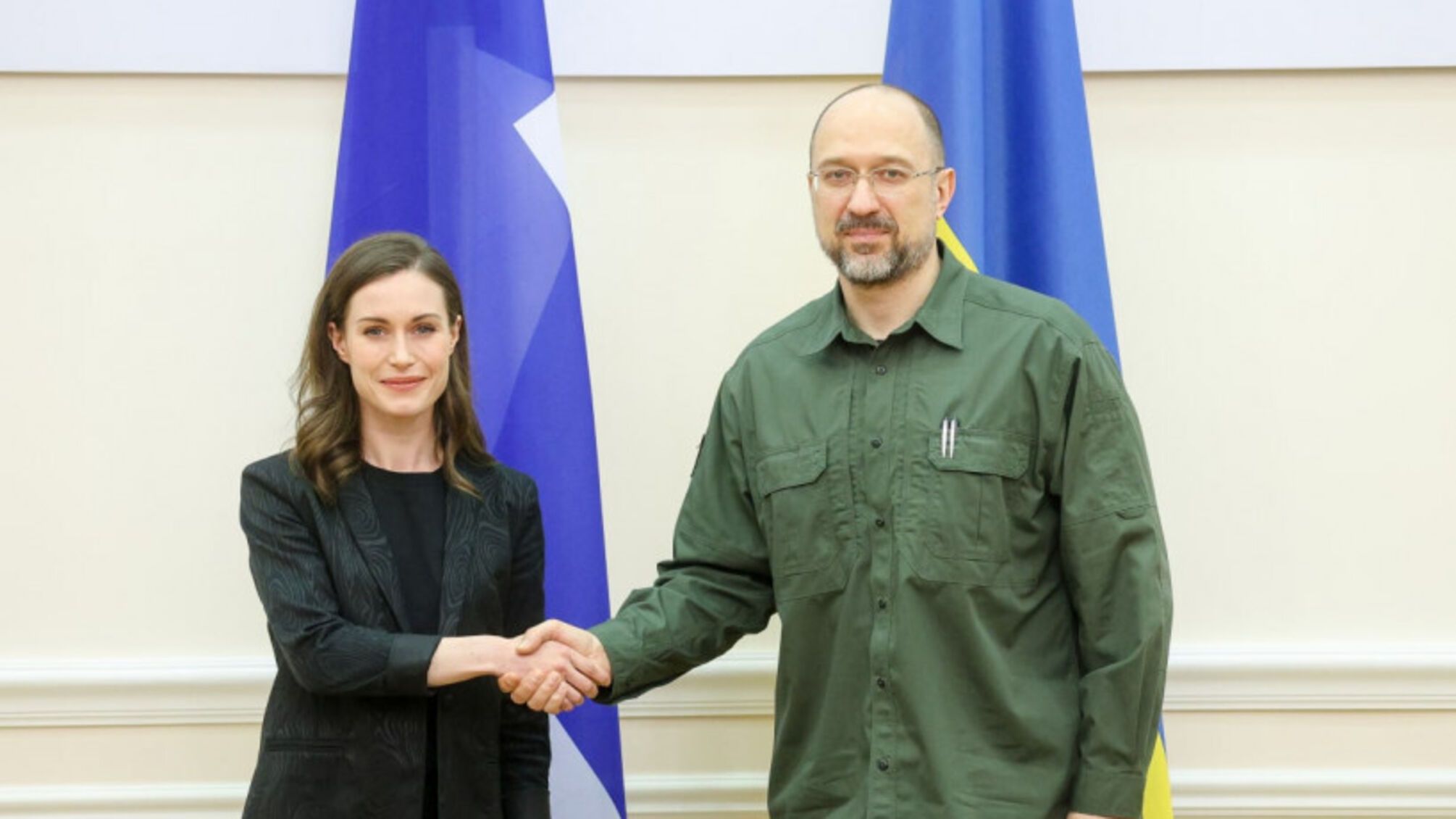 Санна Марин и Денис Шмигаль