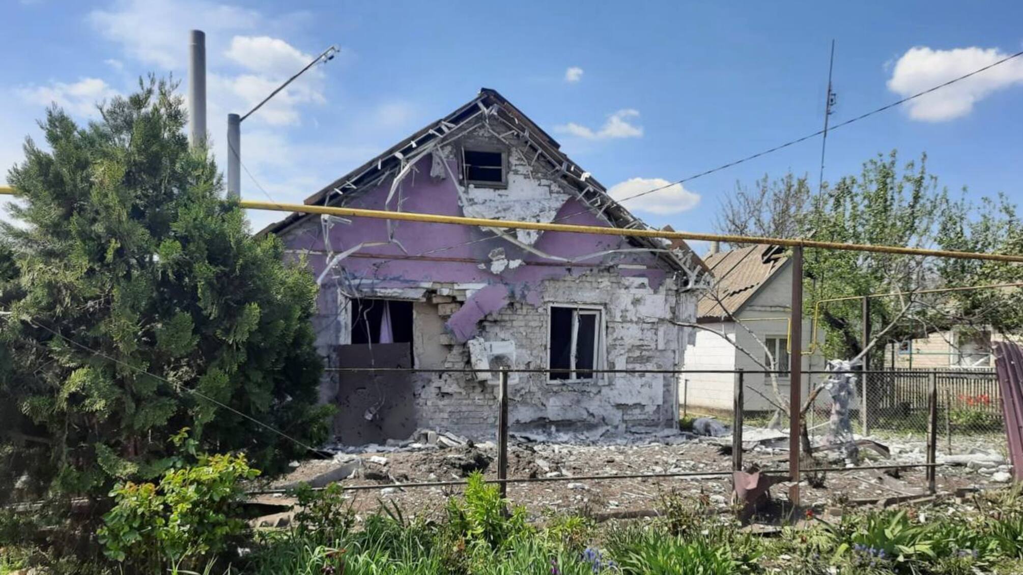 последствия обстрела