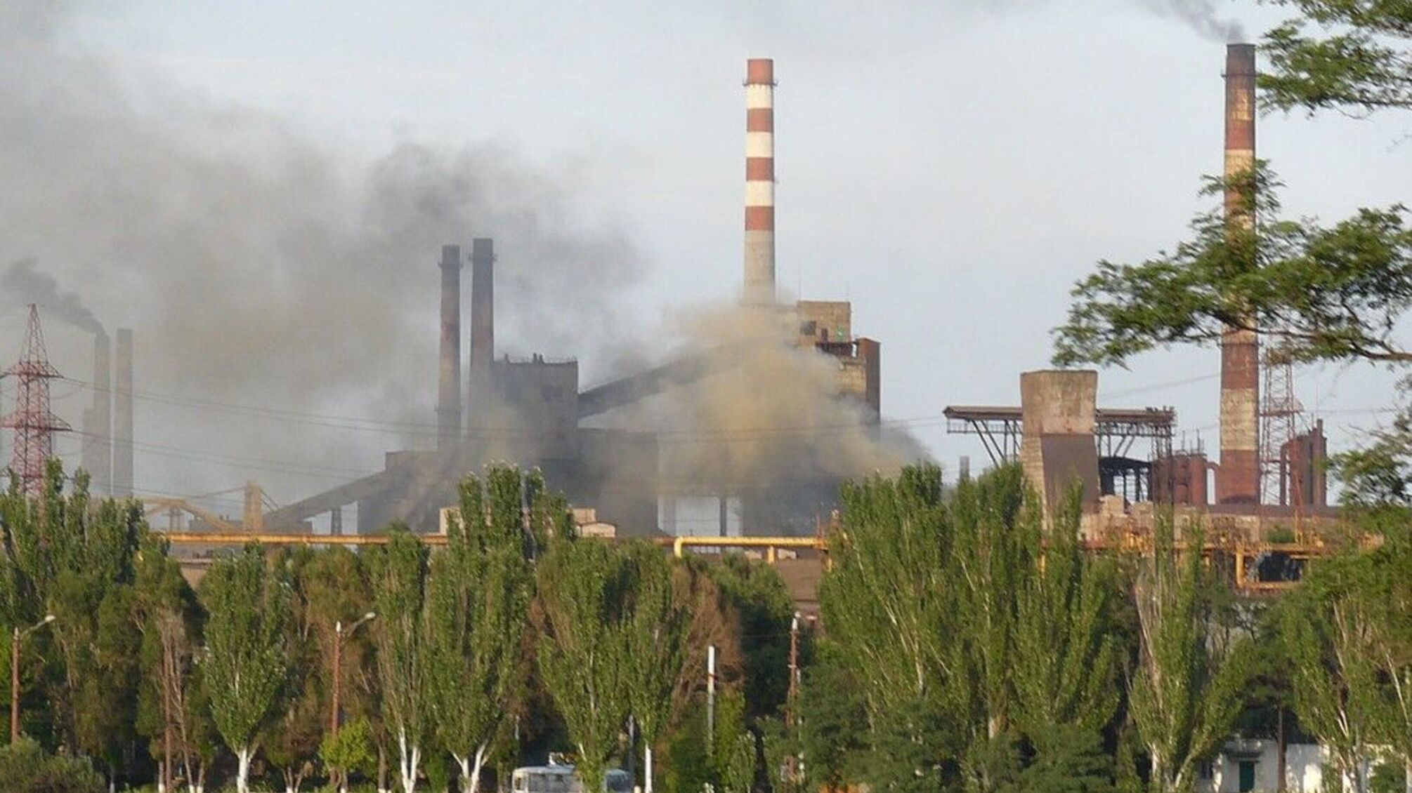 Завод 'Азовсталь' в Мариуполе