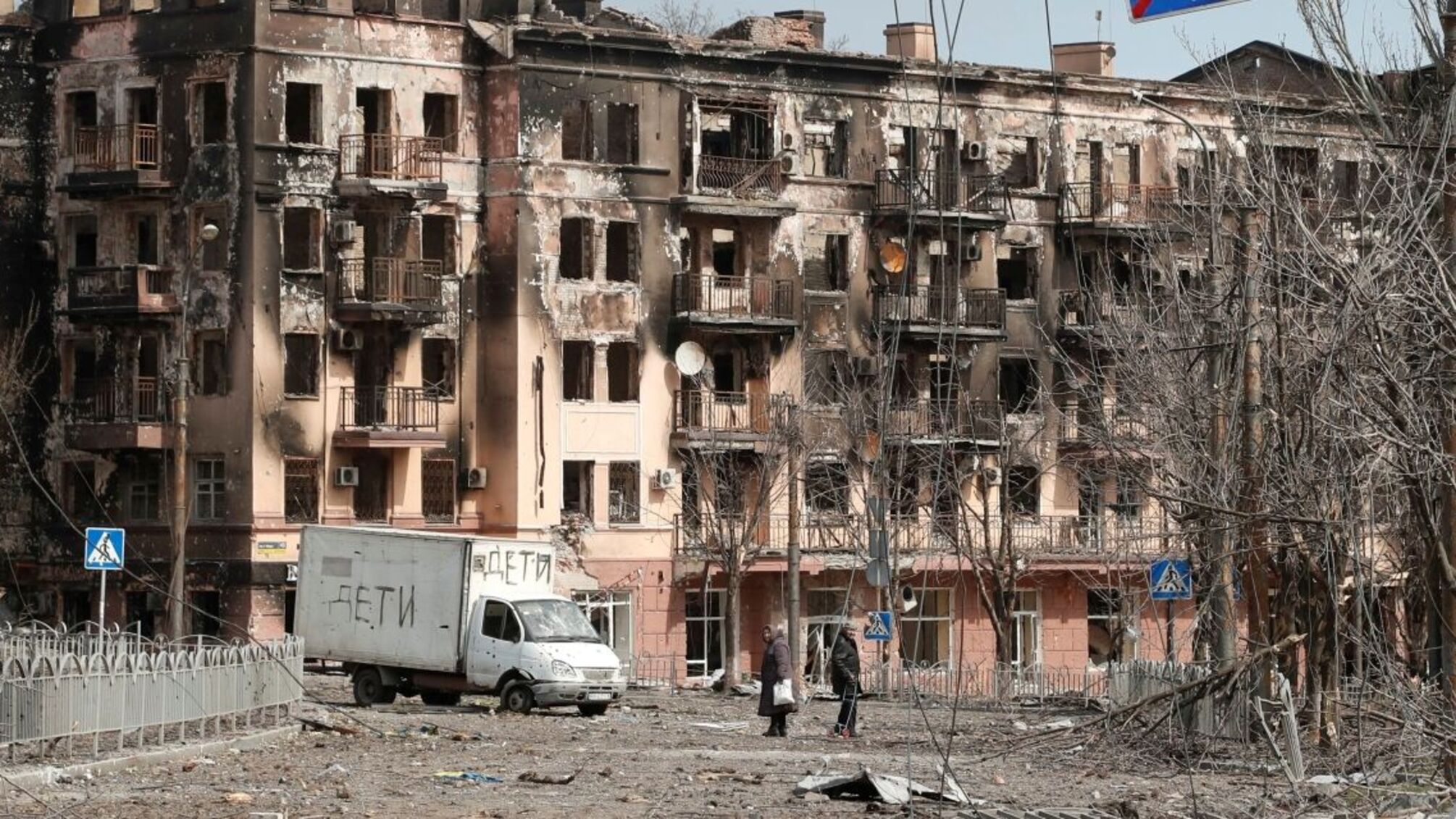 разрушенный город мариуполь