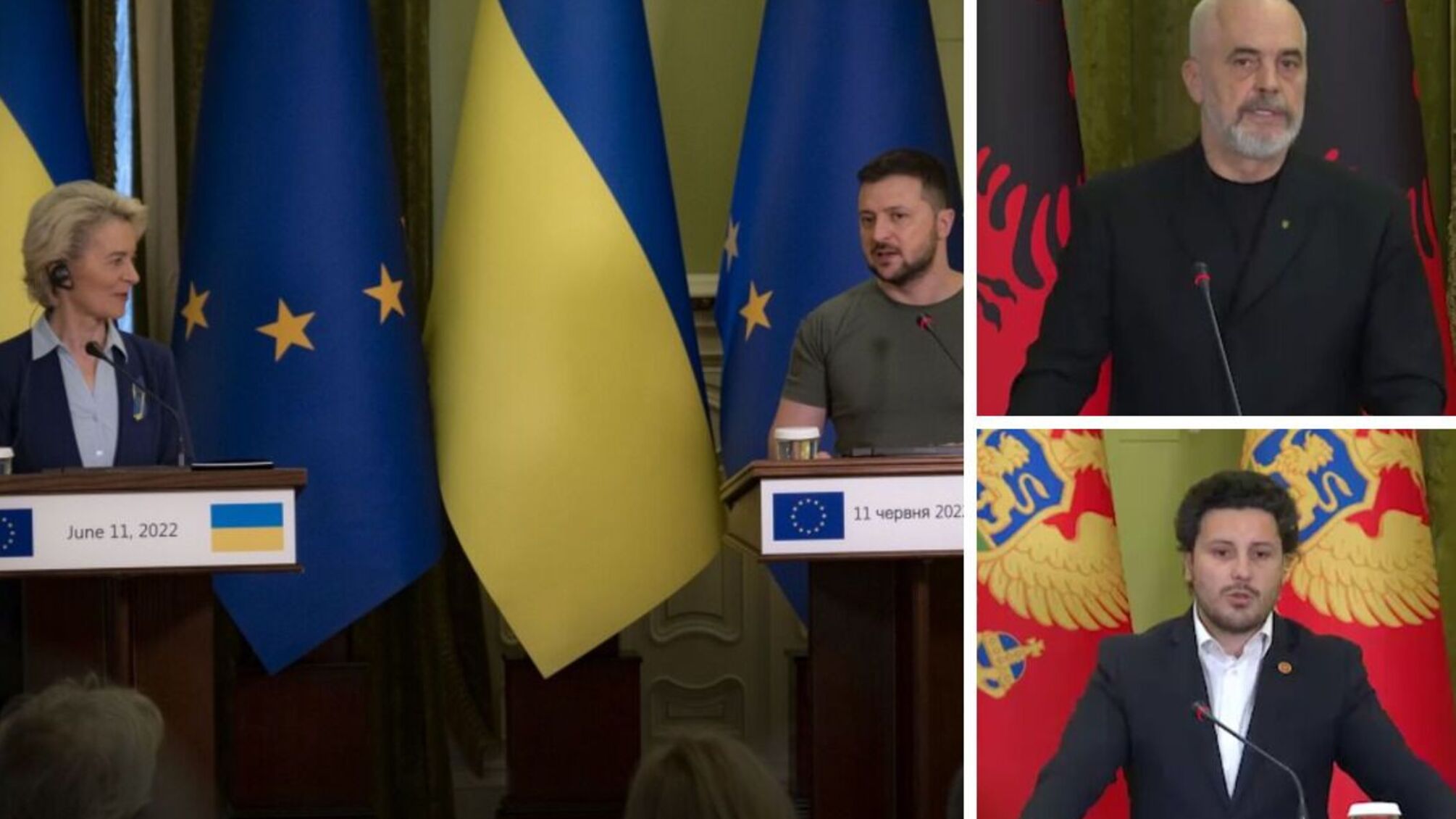 Три страны Балкан официально поддержали членство Украины в ЕС – Зеленский