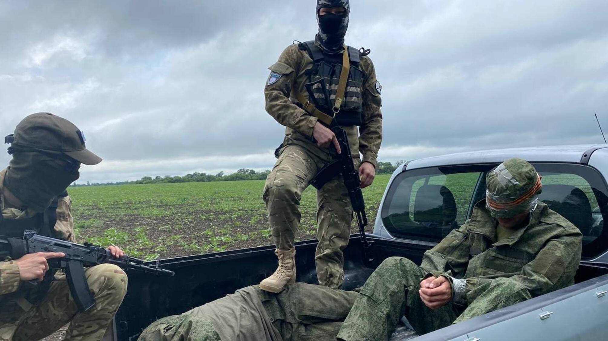 Бойцы легиона 'Свобода россии'