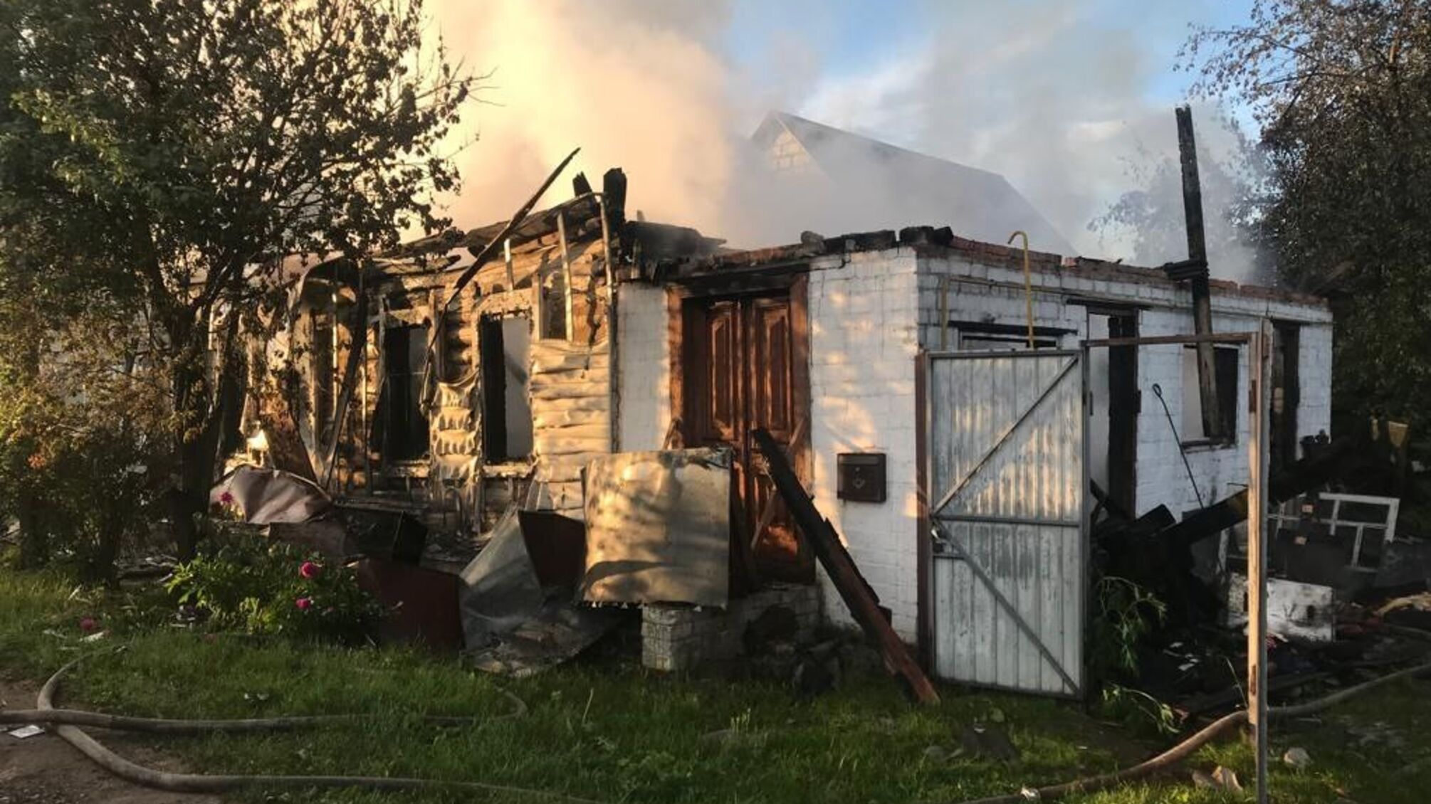 последствия вражеского обстрела