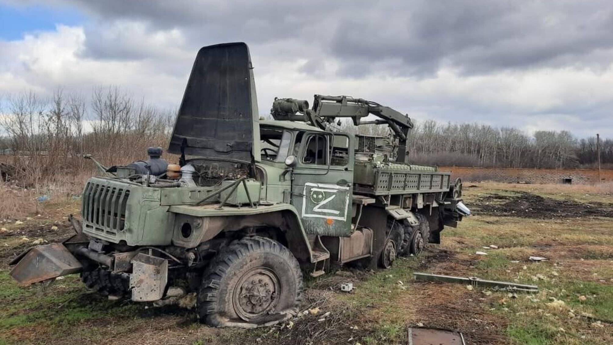 Уничтоженная техника оккупантов