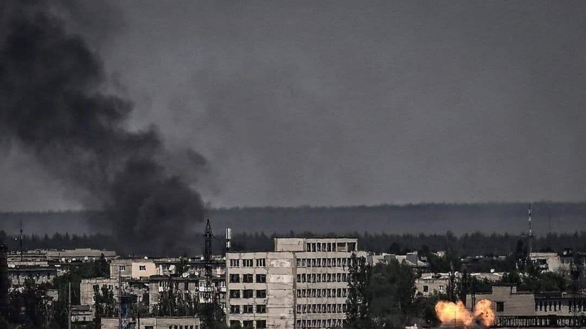 разрушения дым Северодонецк