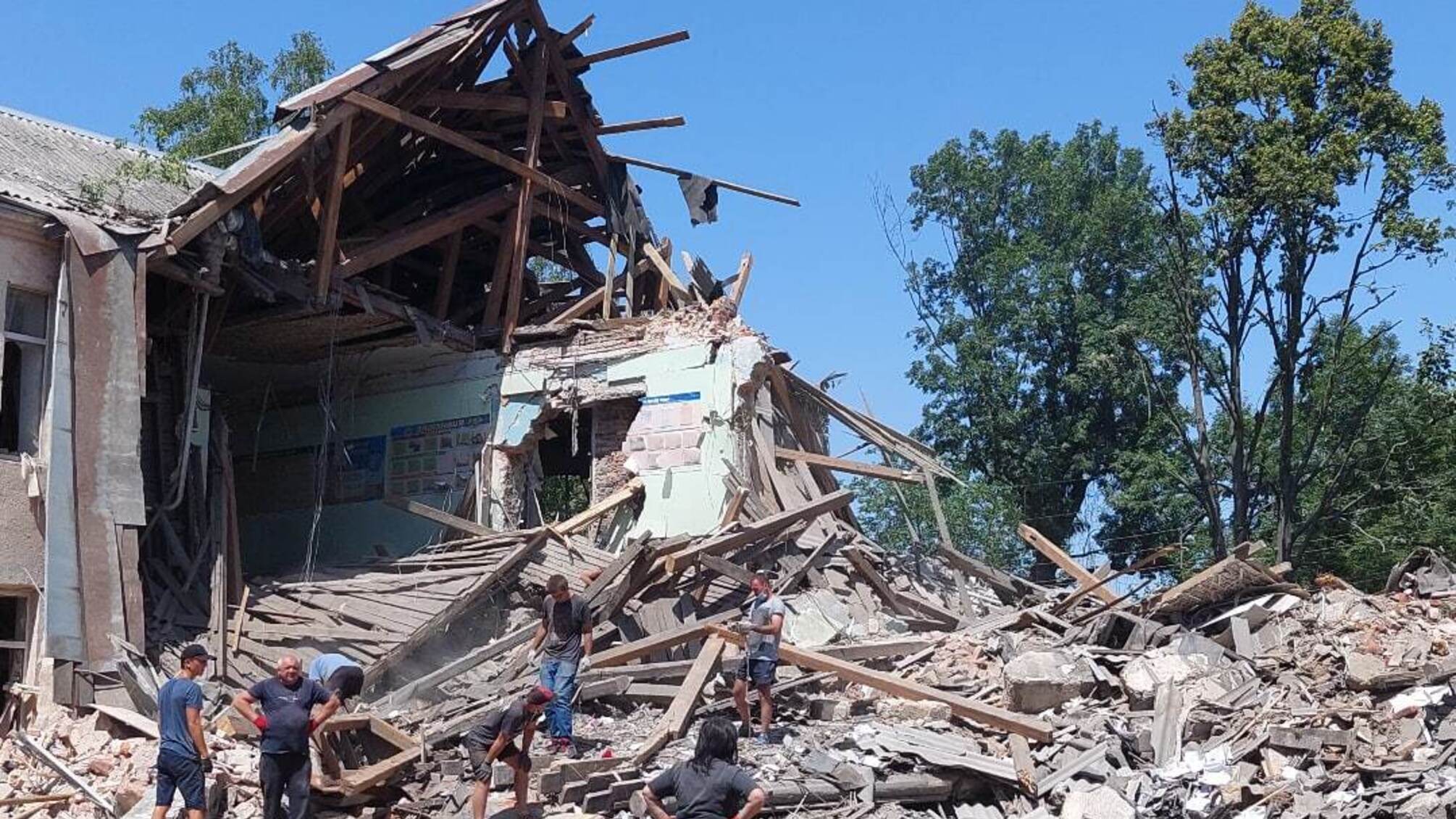 последствия обстрела Харьковщины