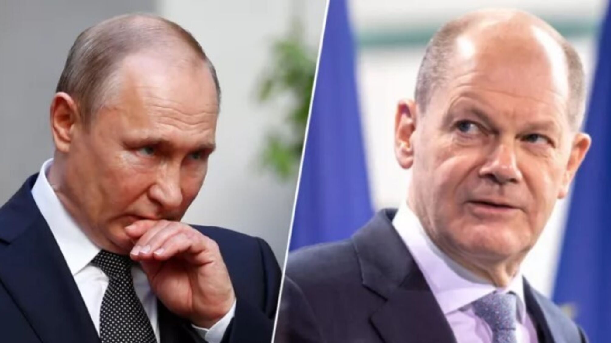 Шольц путин