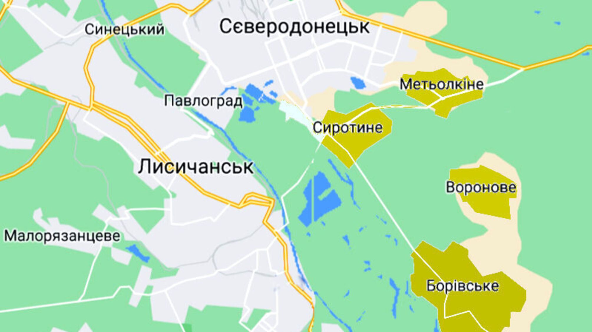 Луганщина: россияне продвинулись на 5 км в сторону Лисичанска, – британская разведка